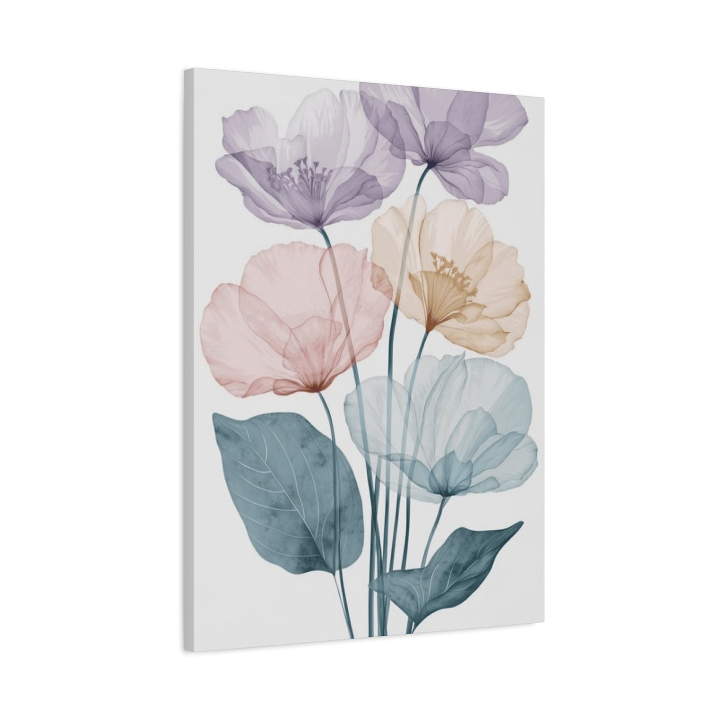 Colorful Flower Petals Painting Wall Art & Canvas Prints