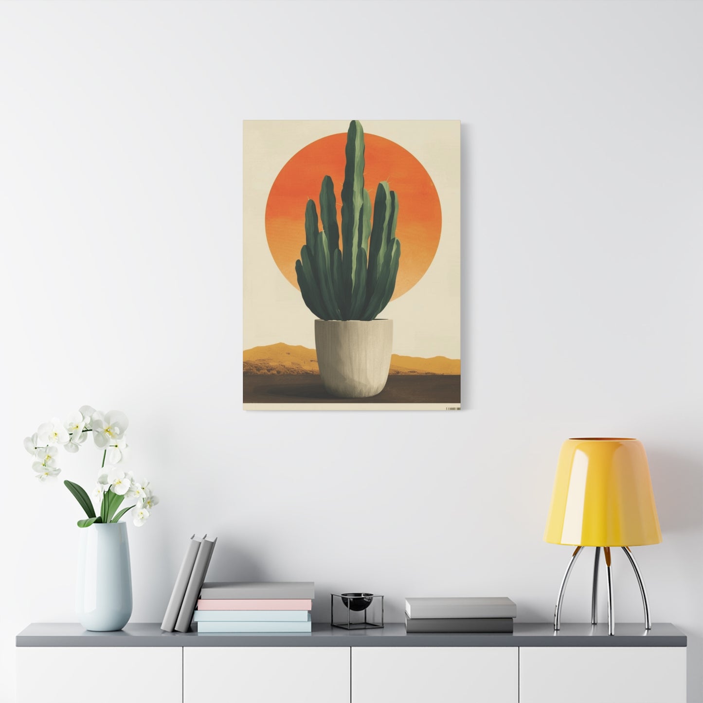 Little Cactus Flower Pot Wall Art & Canvas Prints