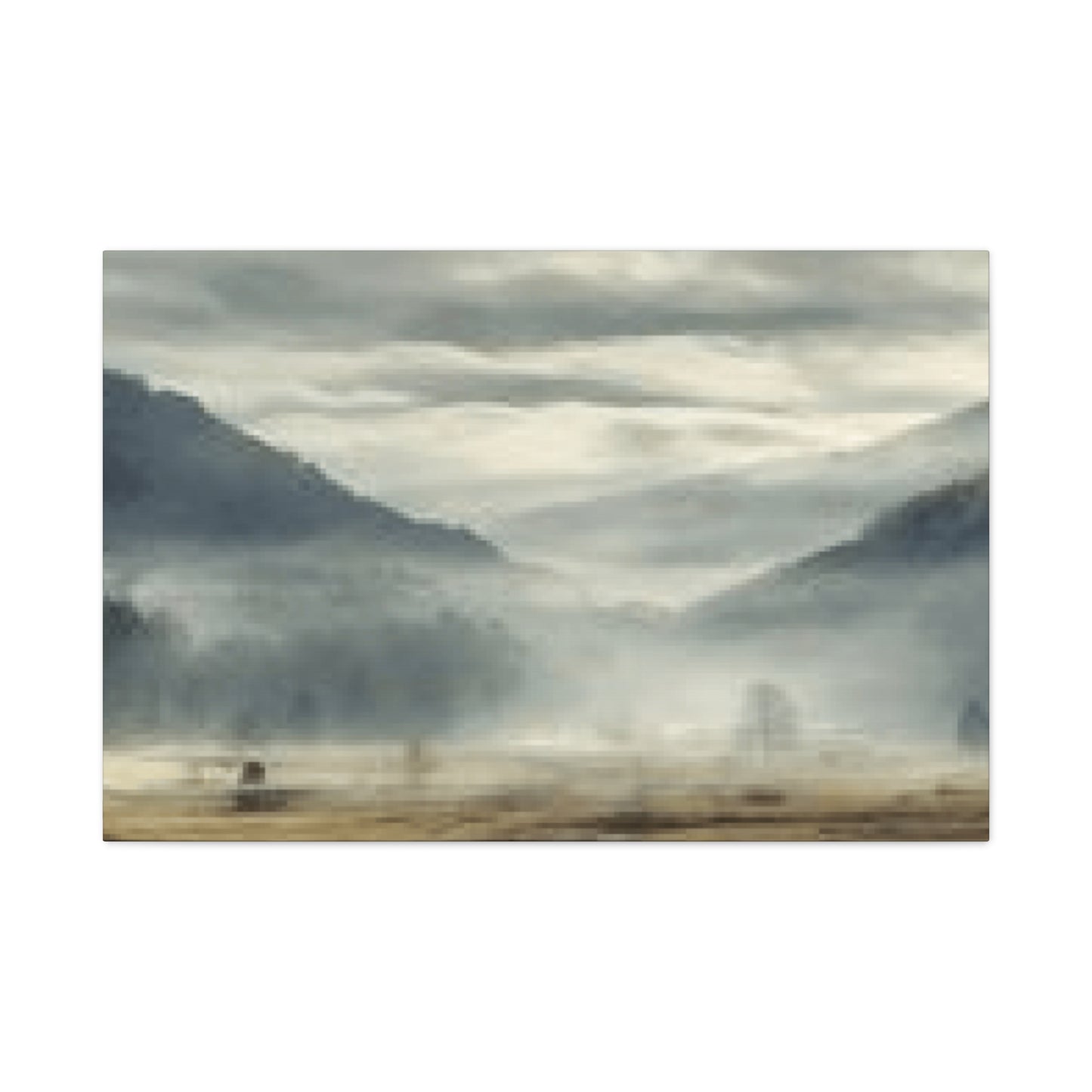 Misty Blue Ridge Painting Wall Art & Canvas Prints