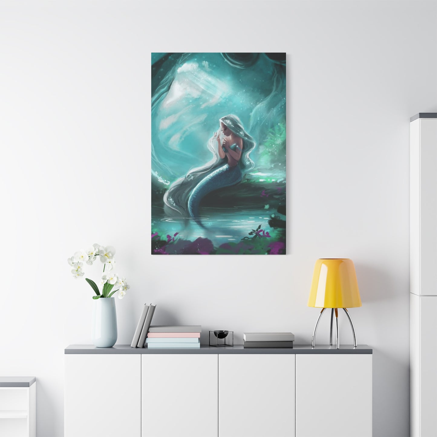 Mermaid Portrait Wall Art & Canvas Prints