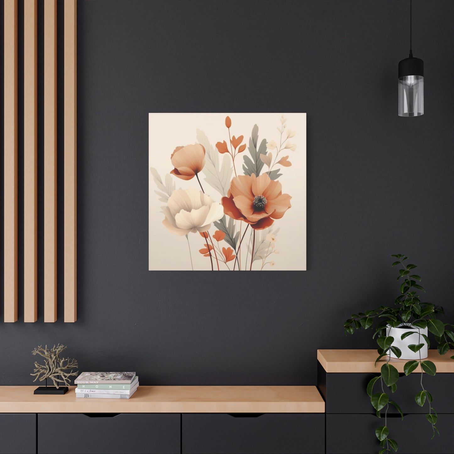 Light Floral Painting Wall Art & Canvas Prints