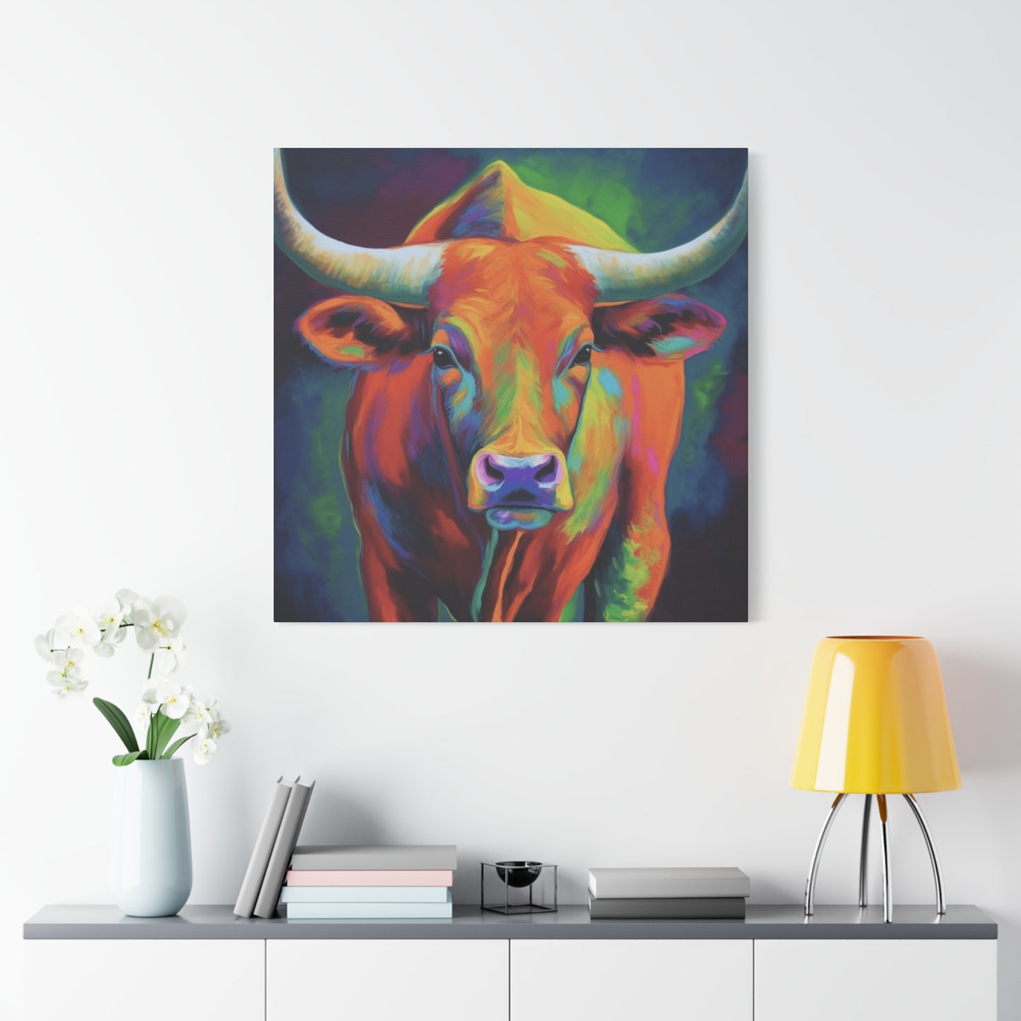 Long Horn Wall Art & Canvas Prints