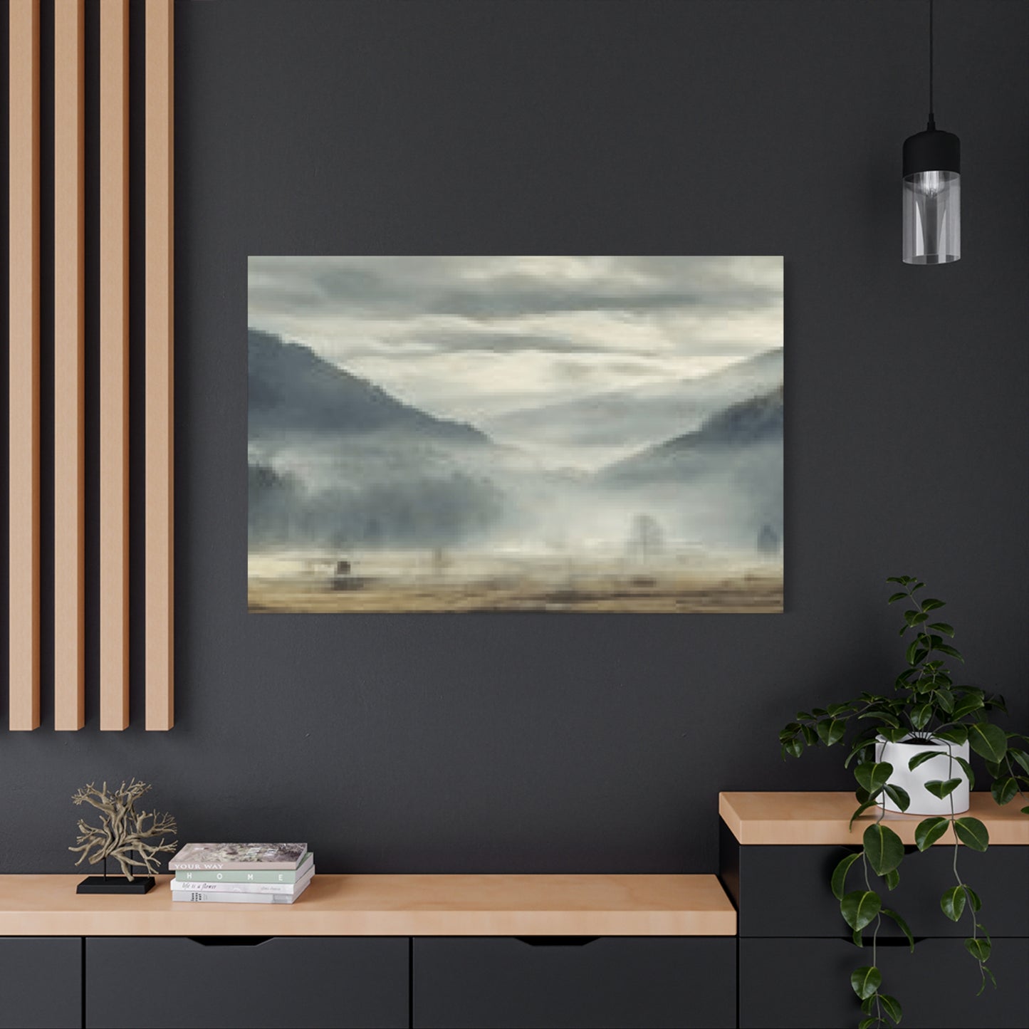 Misty Blue Ridge Painting Wall Art & Canvas Prints