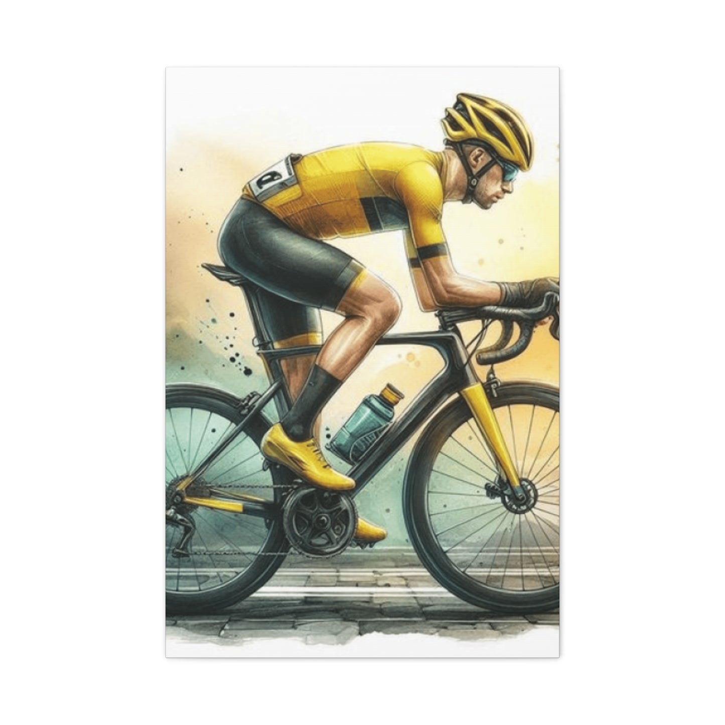 Professional Bicycle Rider Wall Art & Canvas Prints