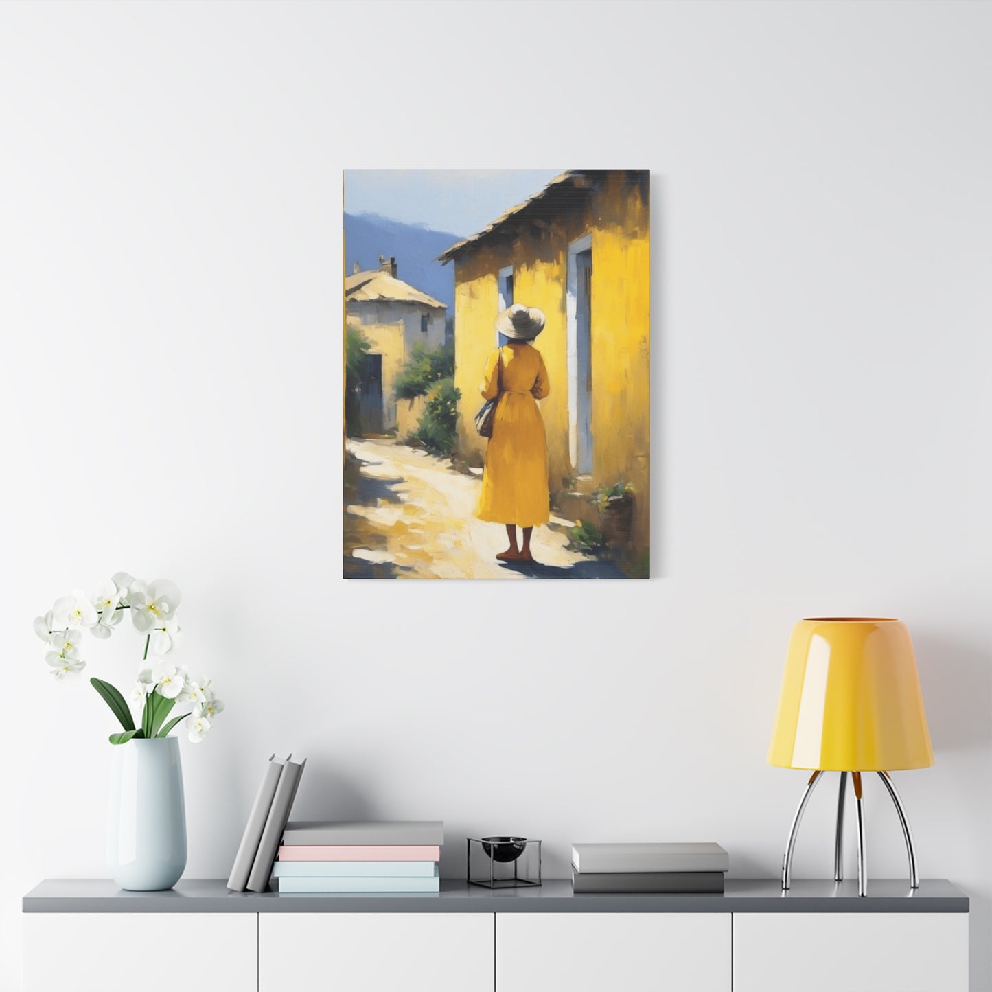 Women Walking In A Street Wall Art & Canvas Prints