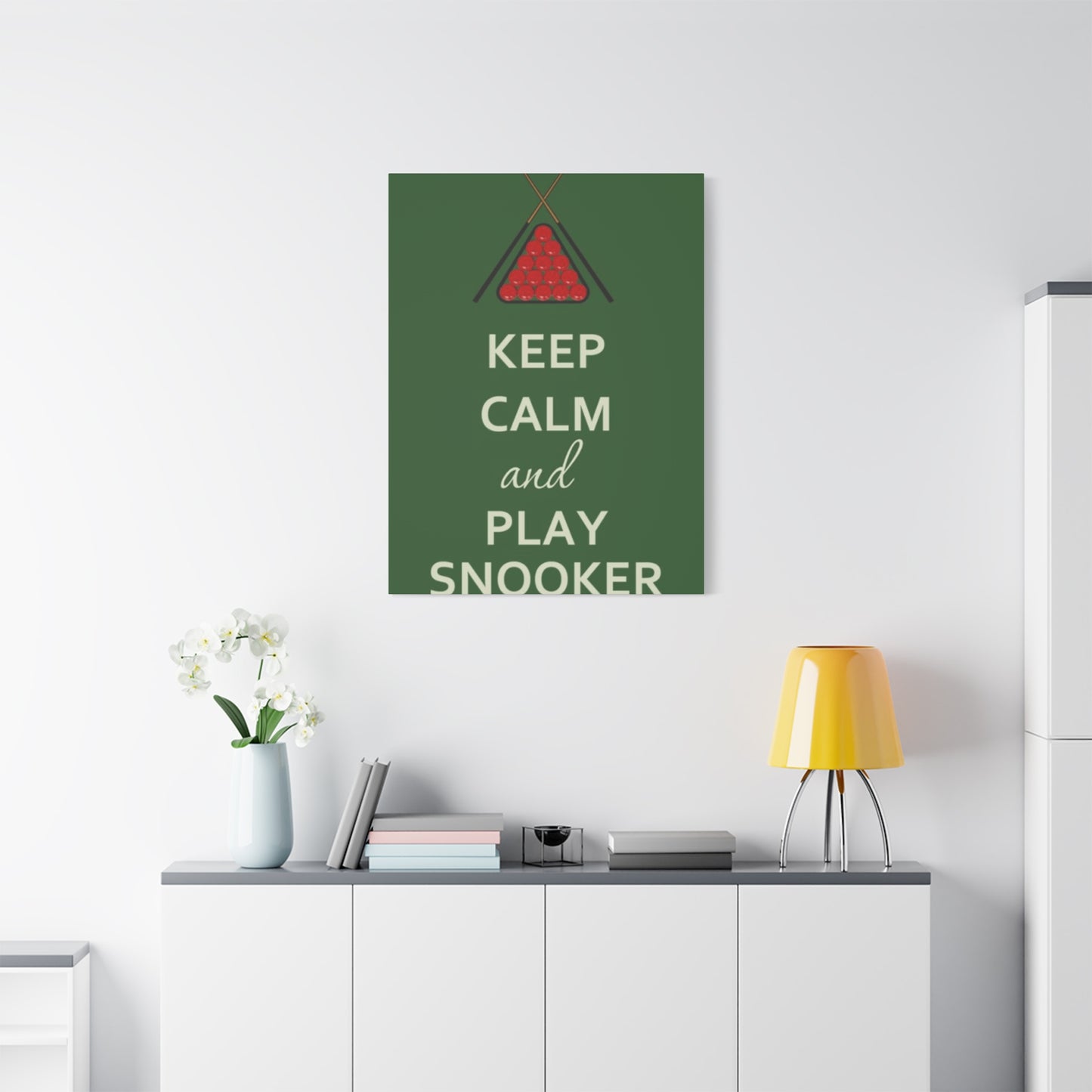 Keep Calm and Play Snooker Wall Art & Canvas Prints