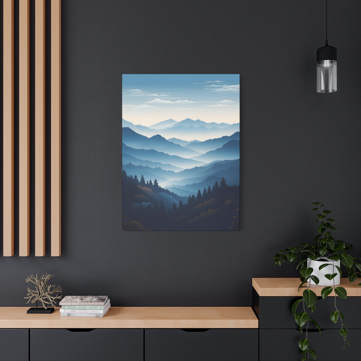 Mountain Ridges Scenery Wall Art & Canvas Prints