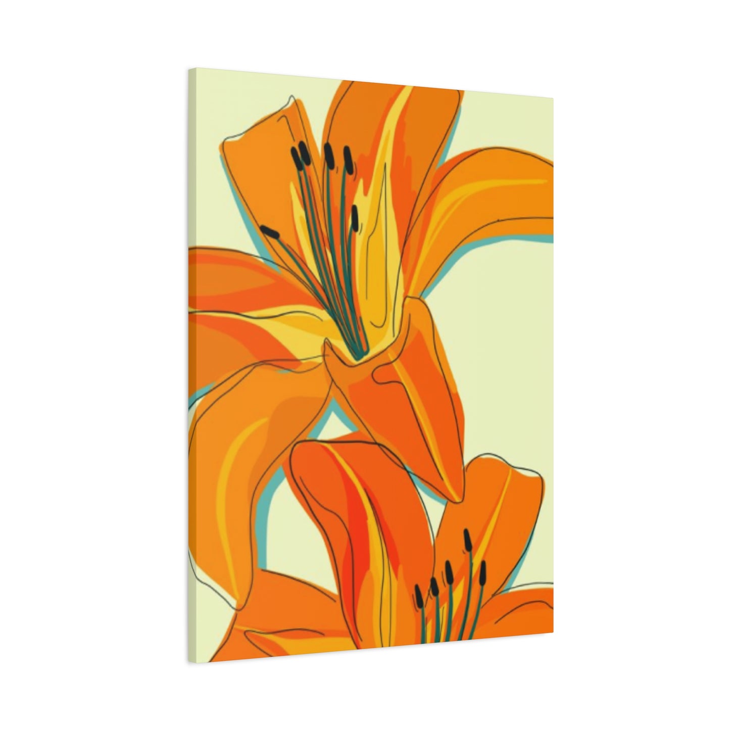 Orange Flower Wall Art & Canvas Prints