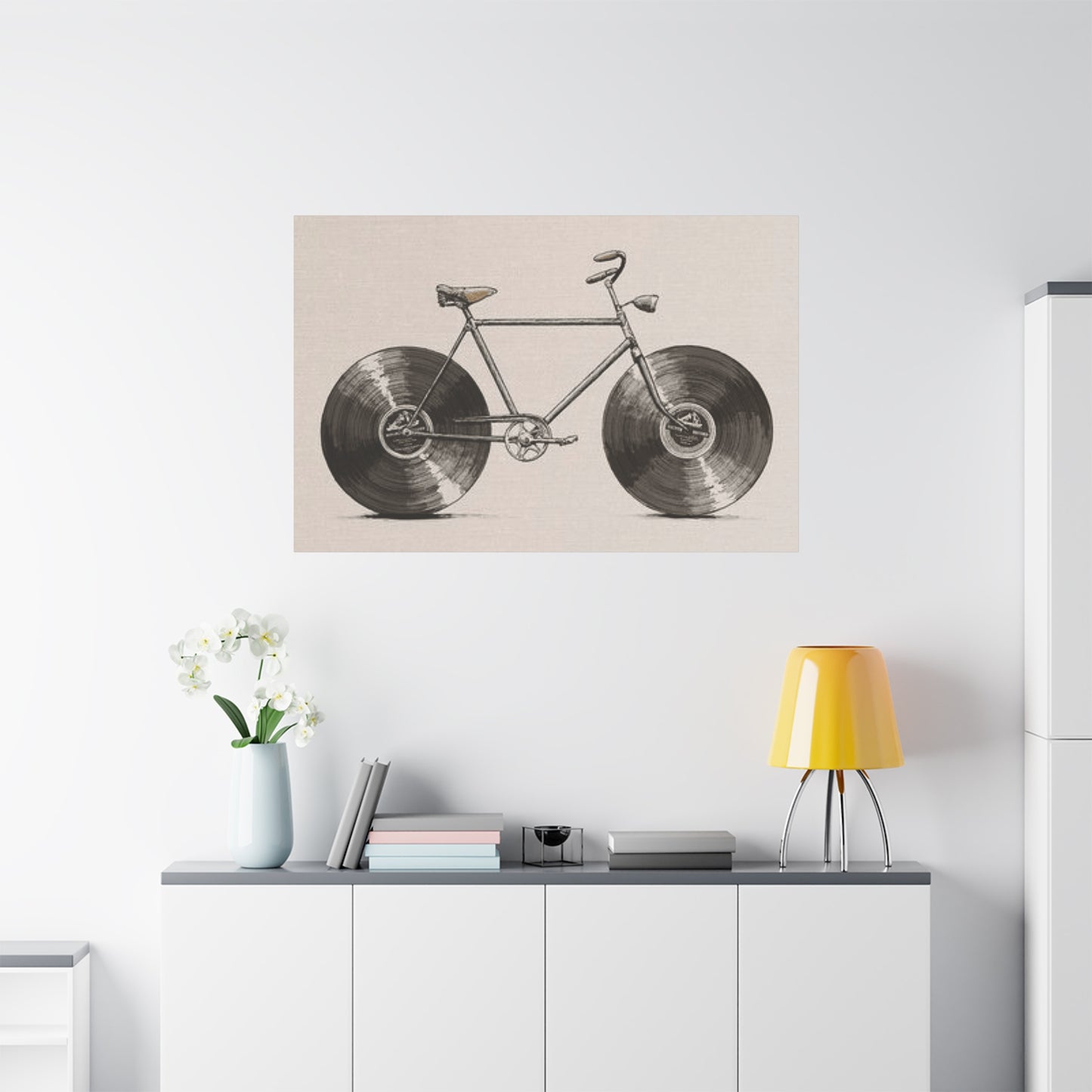 Old Bicycle Model Wall Art & Canvas Prints