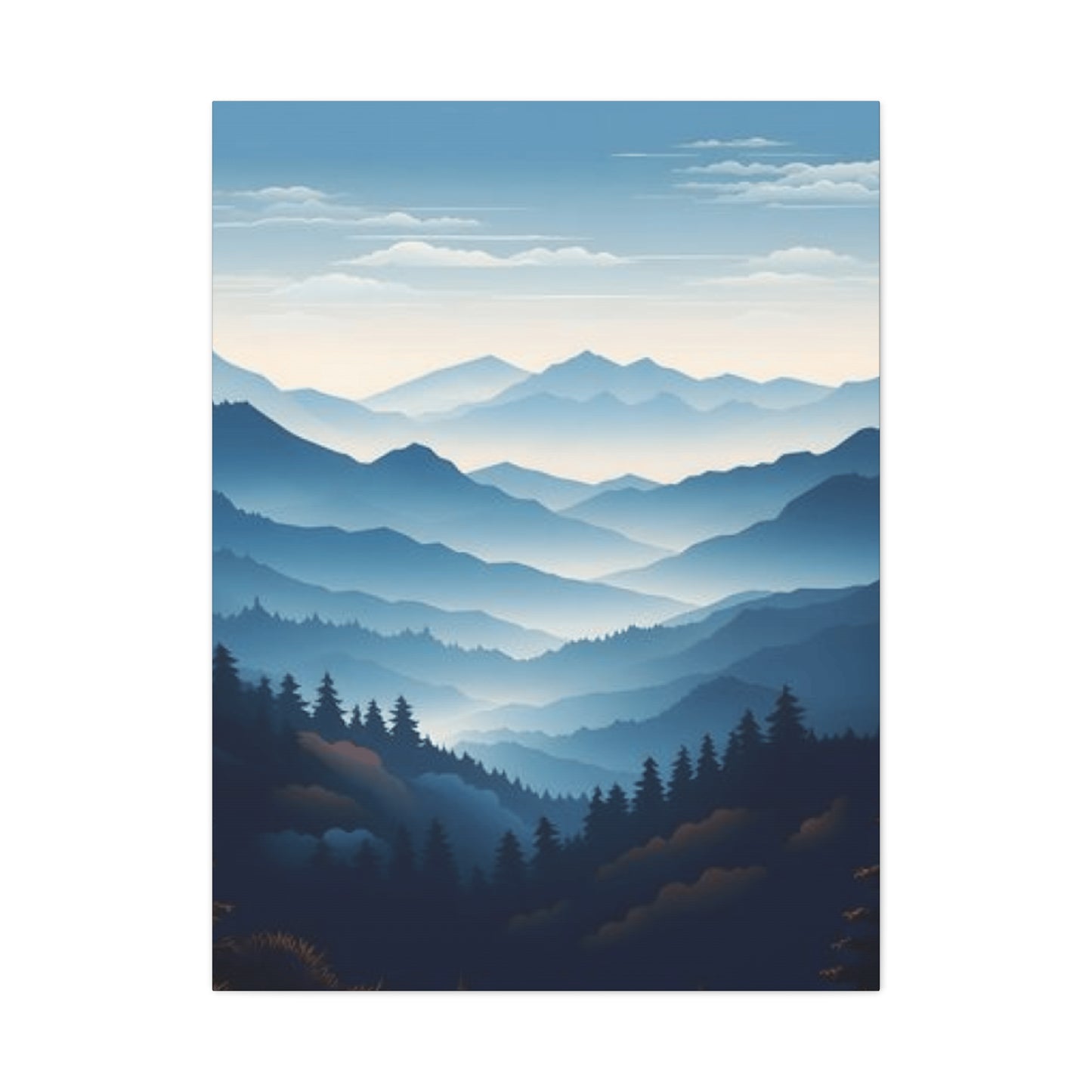 Mountain Ridges Scenery Wall Art & Canvas Prints