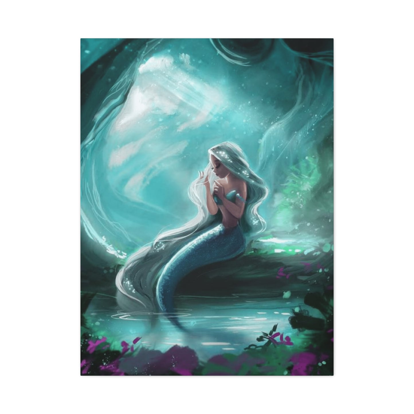 Mermaid Portrait Wall Art & Canvas Prints