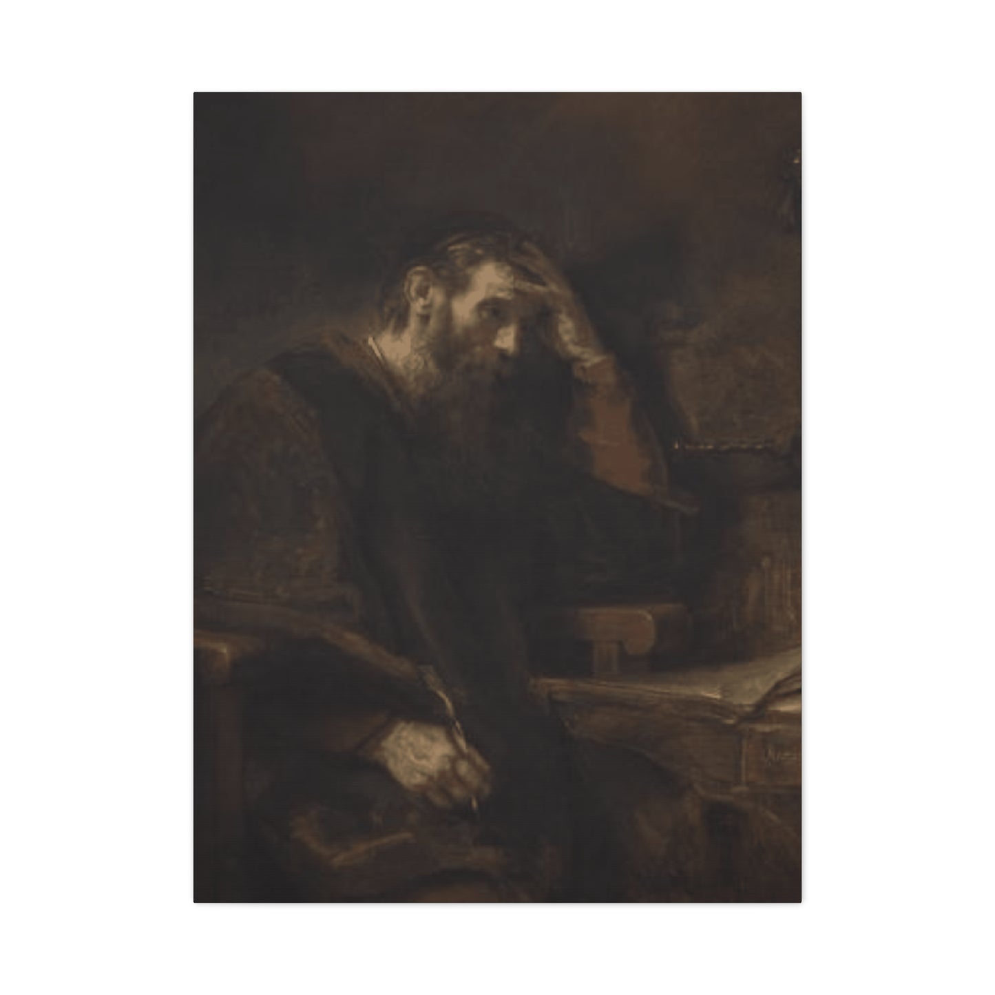 Saint Paul Seated At His Work Table Wall Art & Canvas Prints