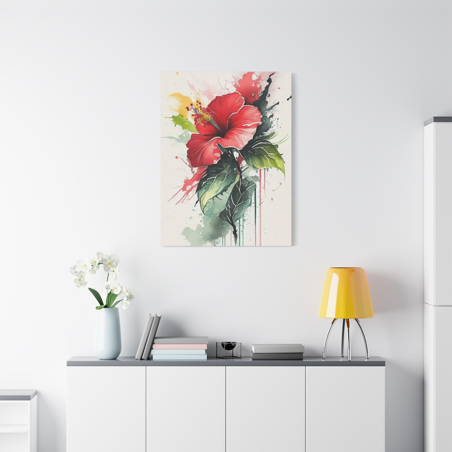 China Rose Painting Wall Art & Canvas Prints