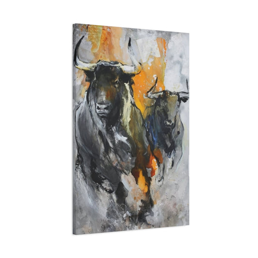 Two Bulls Wall Art & Canvas Prints