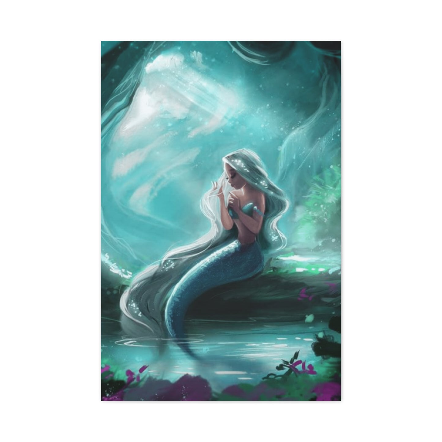 Mermaid Portrait Wall Art & Canvas Prints