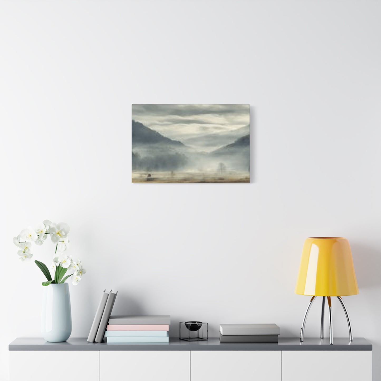 Misty Blue Ridge Painting Wall Art & Canvas Prints