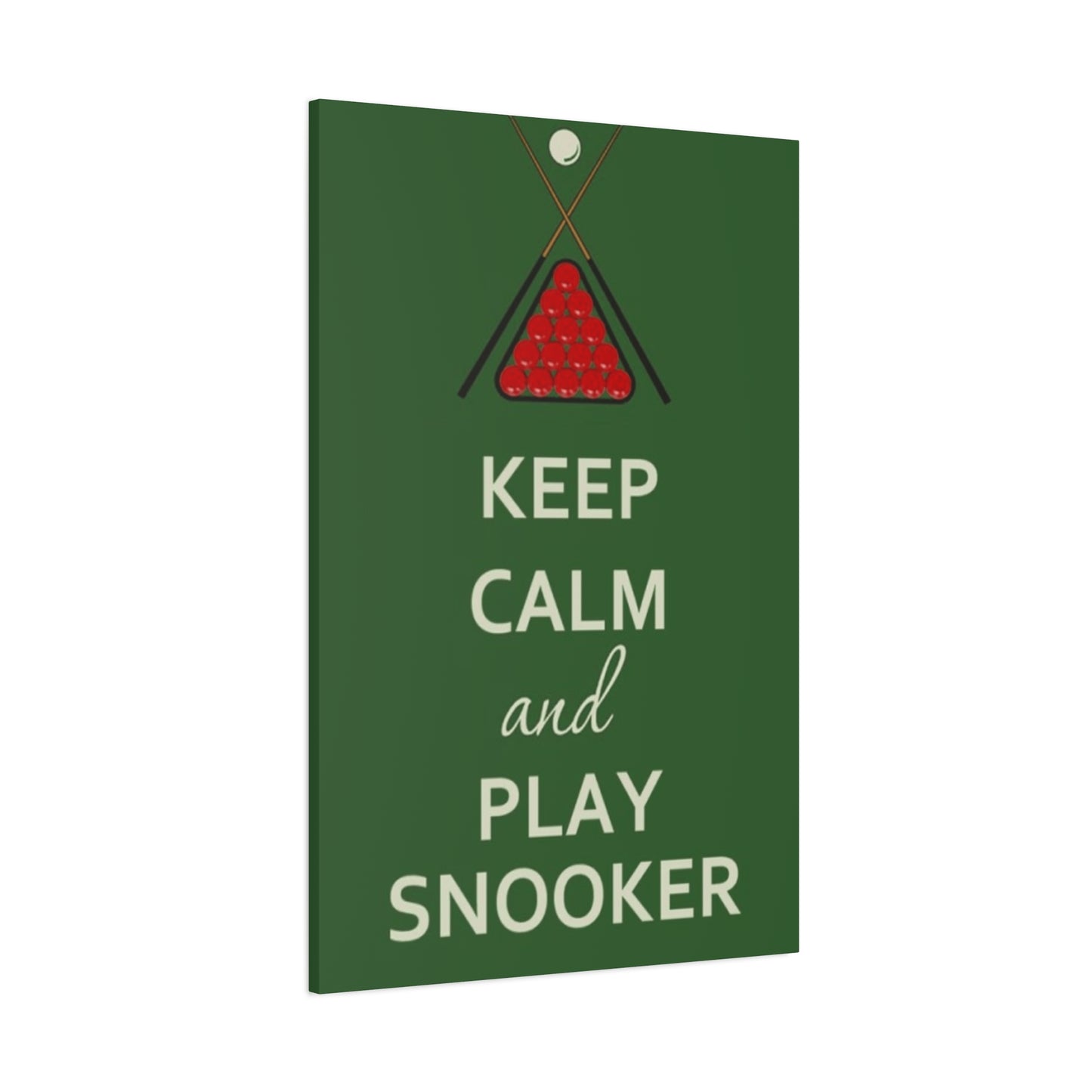 Keep Calm and Play Snooker Wall Art & Canvas Prints