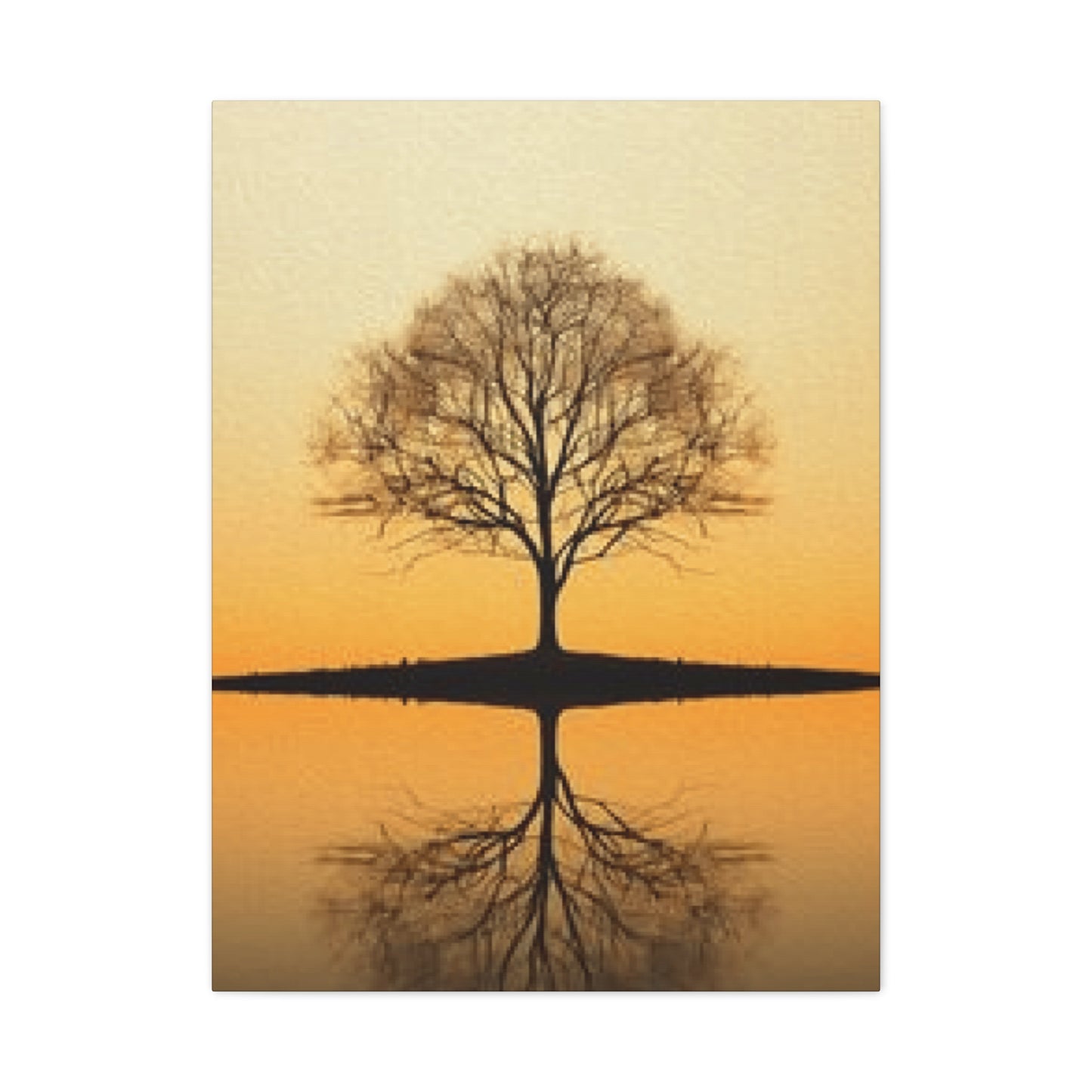 Tree Reflection in Pond Wall Art & Canvas Prints