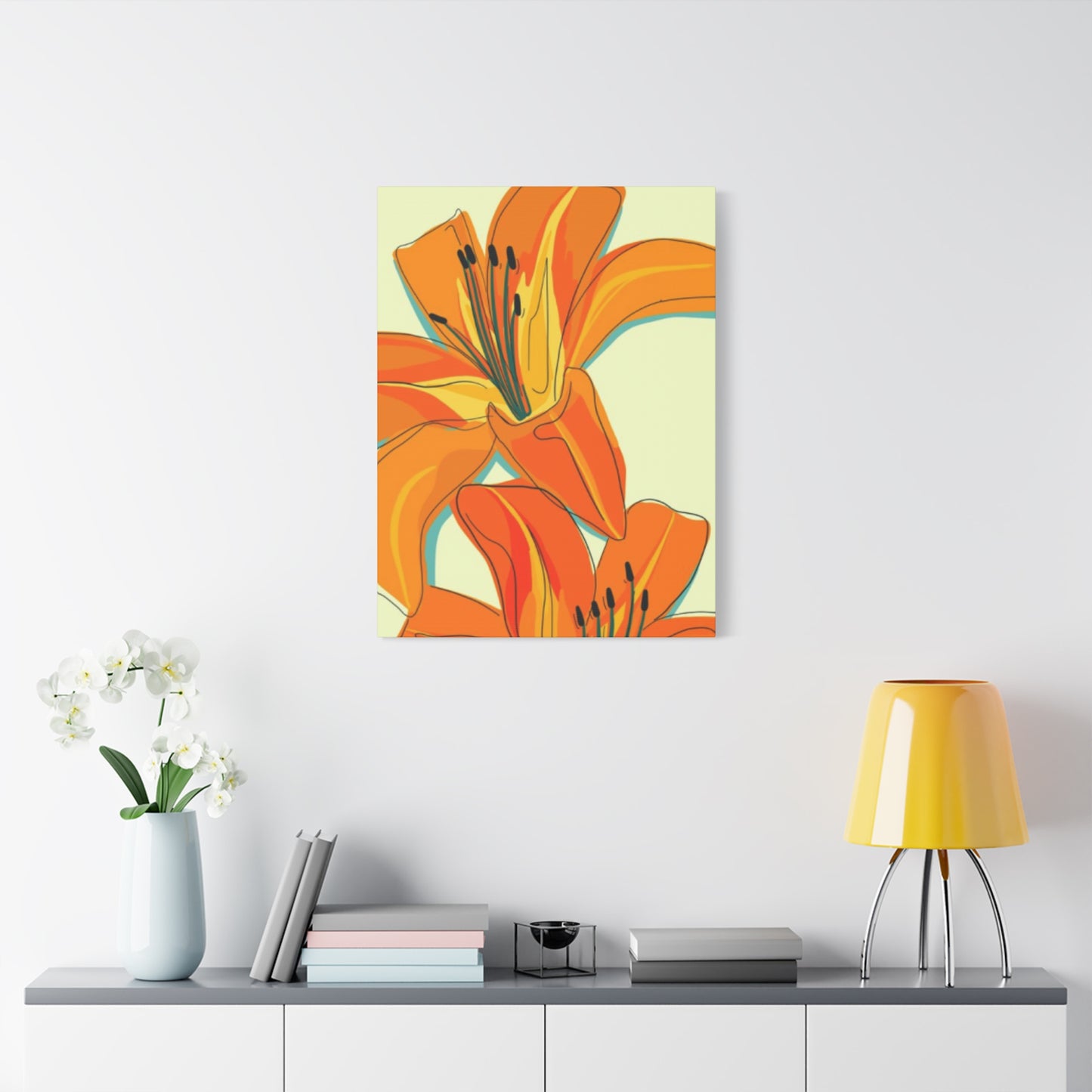 Orange Flower Wall Art & Canvas Prints