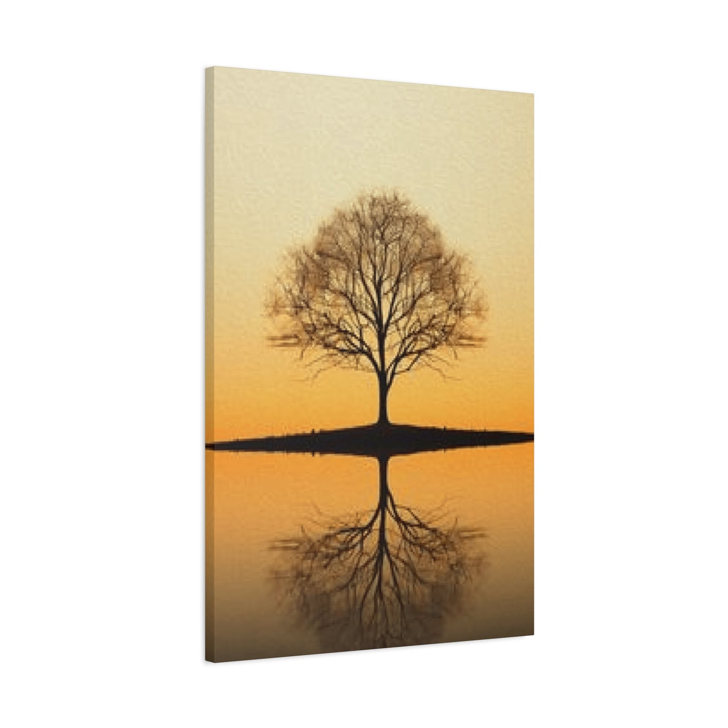 Tree Reflection in Pond Wall Art & Canvas Prints