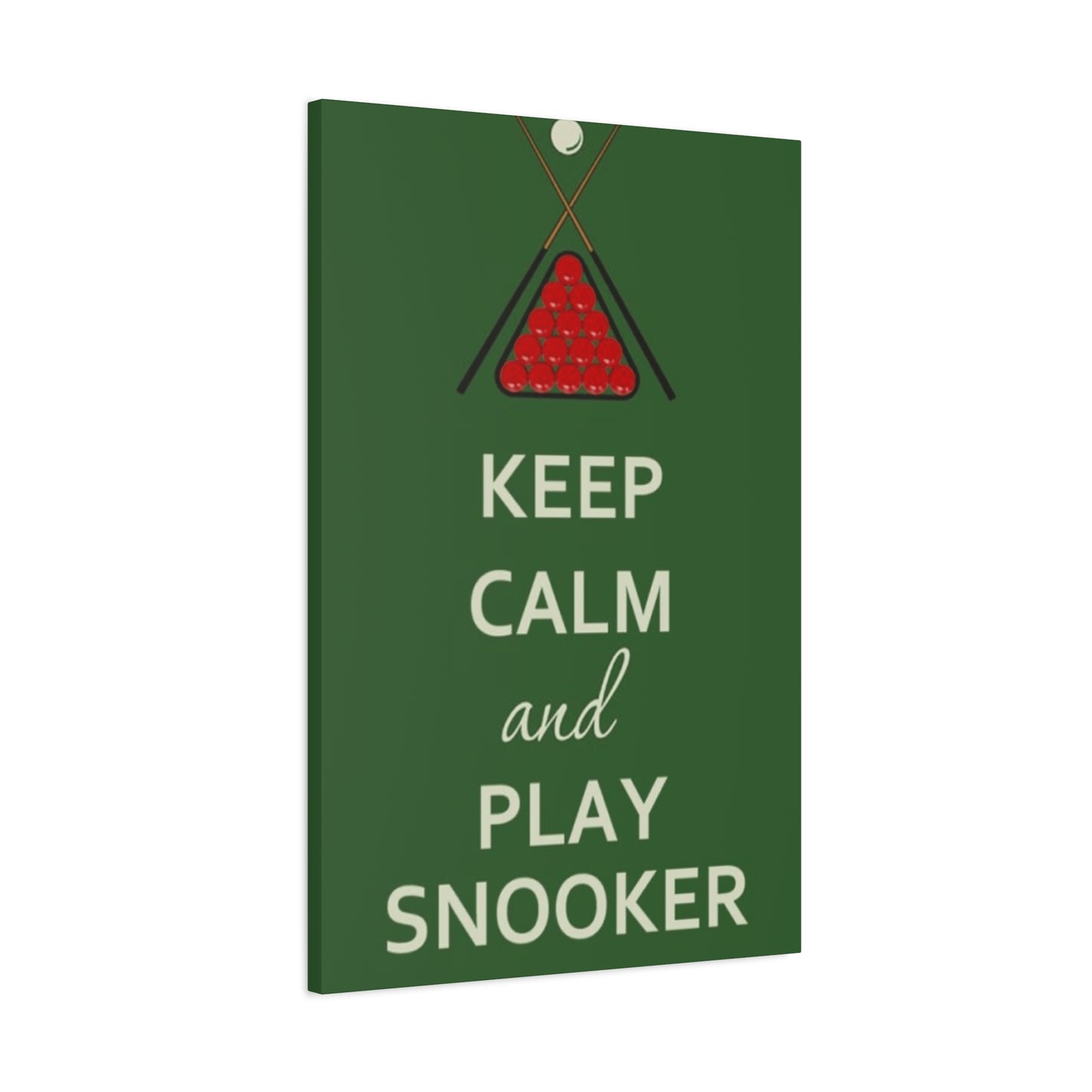 Keep Calm and Play Snooker Wall Art & Canvas Prints