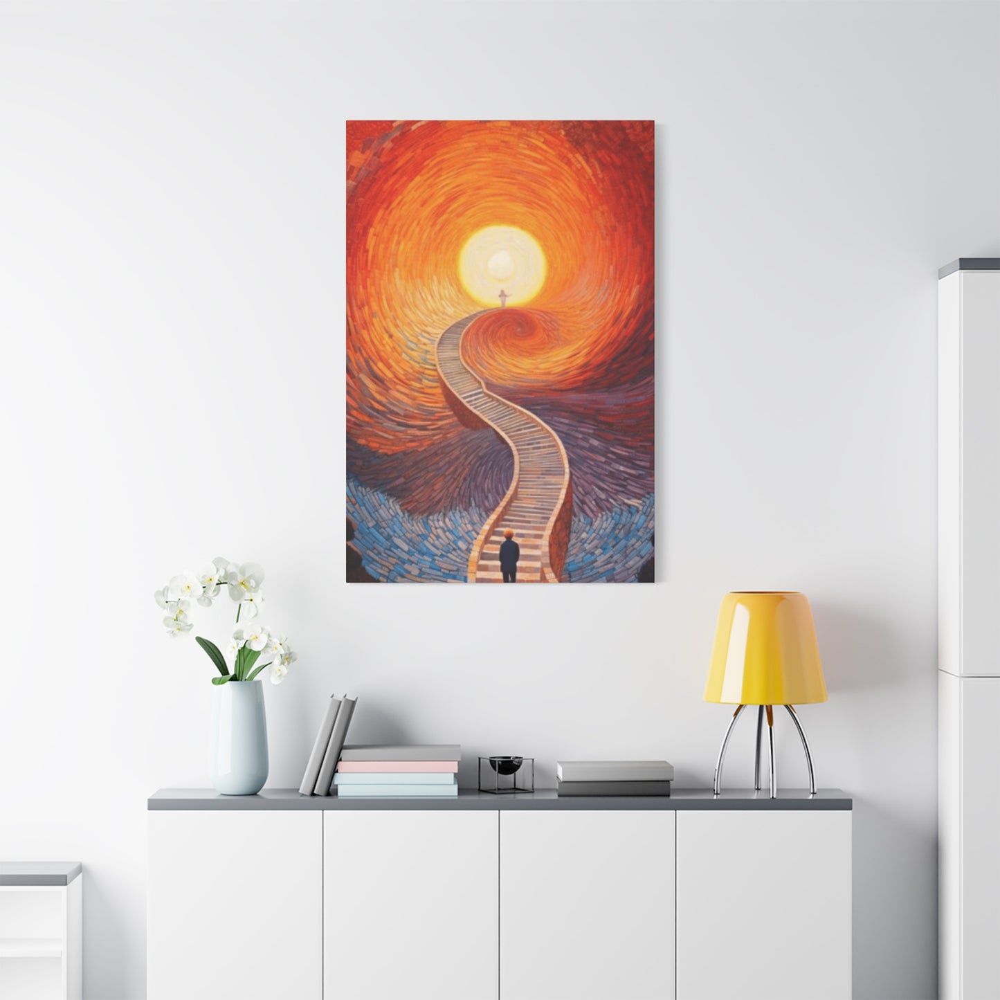 Person Heading Toward Dream Wall Art & Canvas Prints