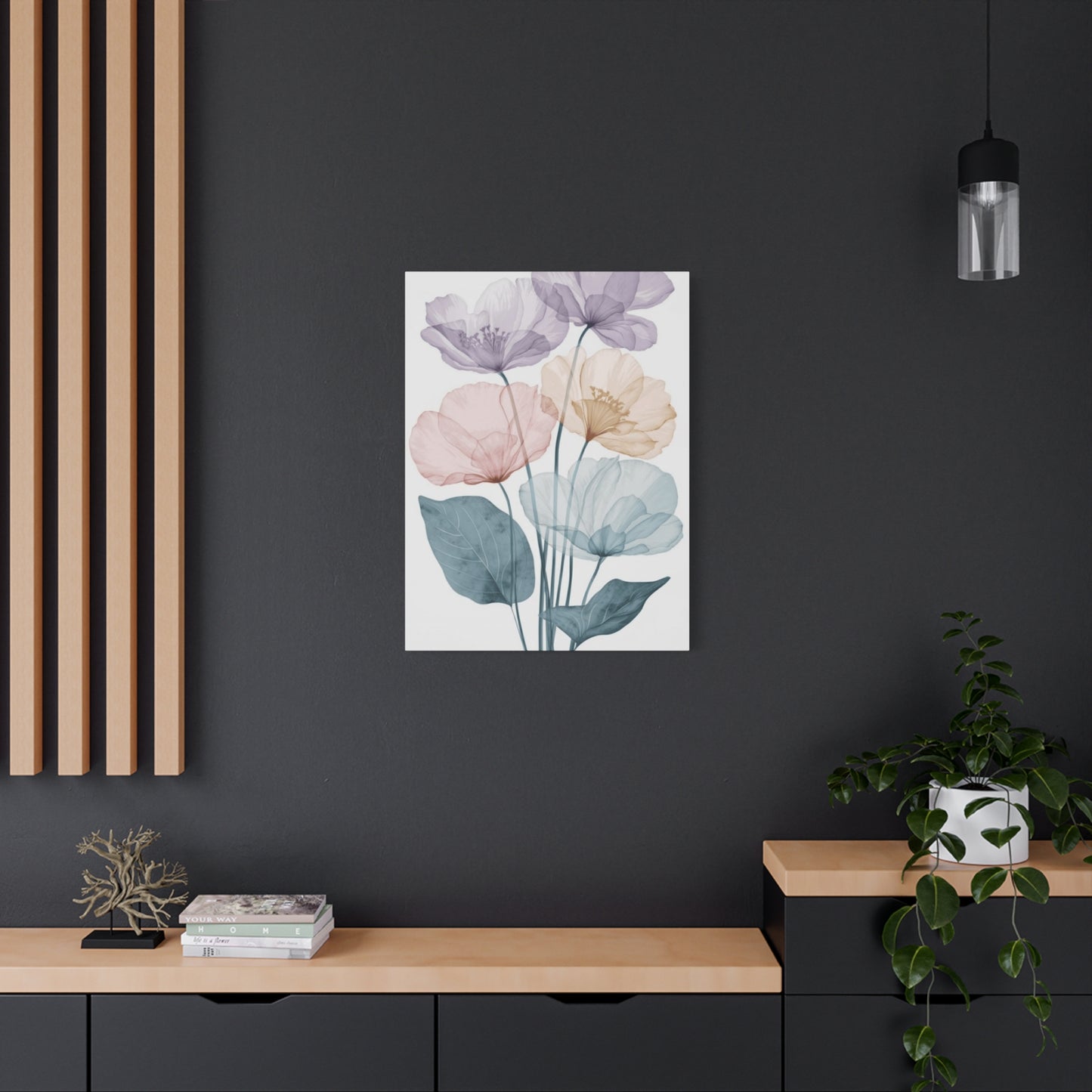 Colorful Flower Petals Painting Wall Art & Canvas Prints