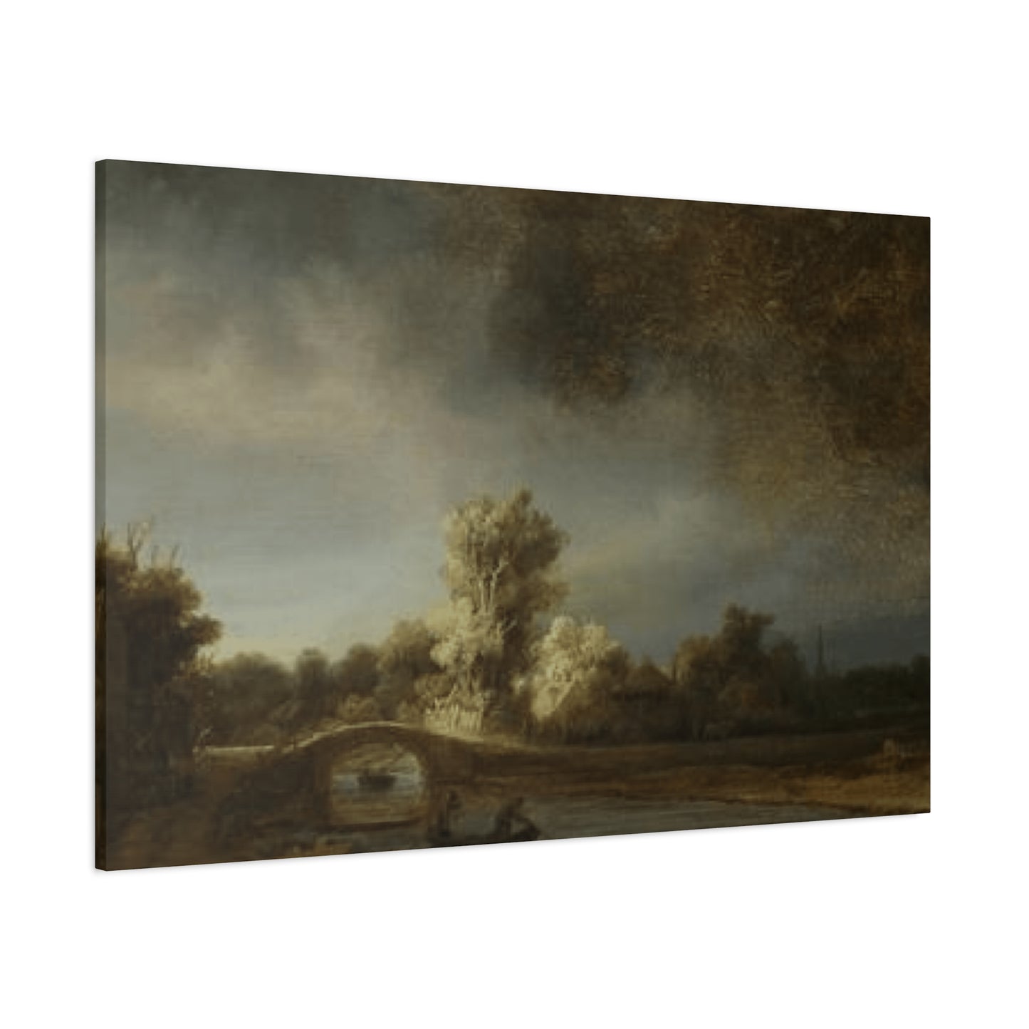 Landscape With A Stone Bridge Wall Art & Canvas Prints