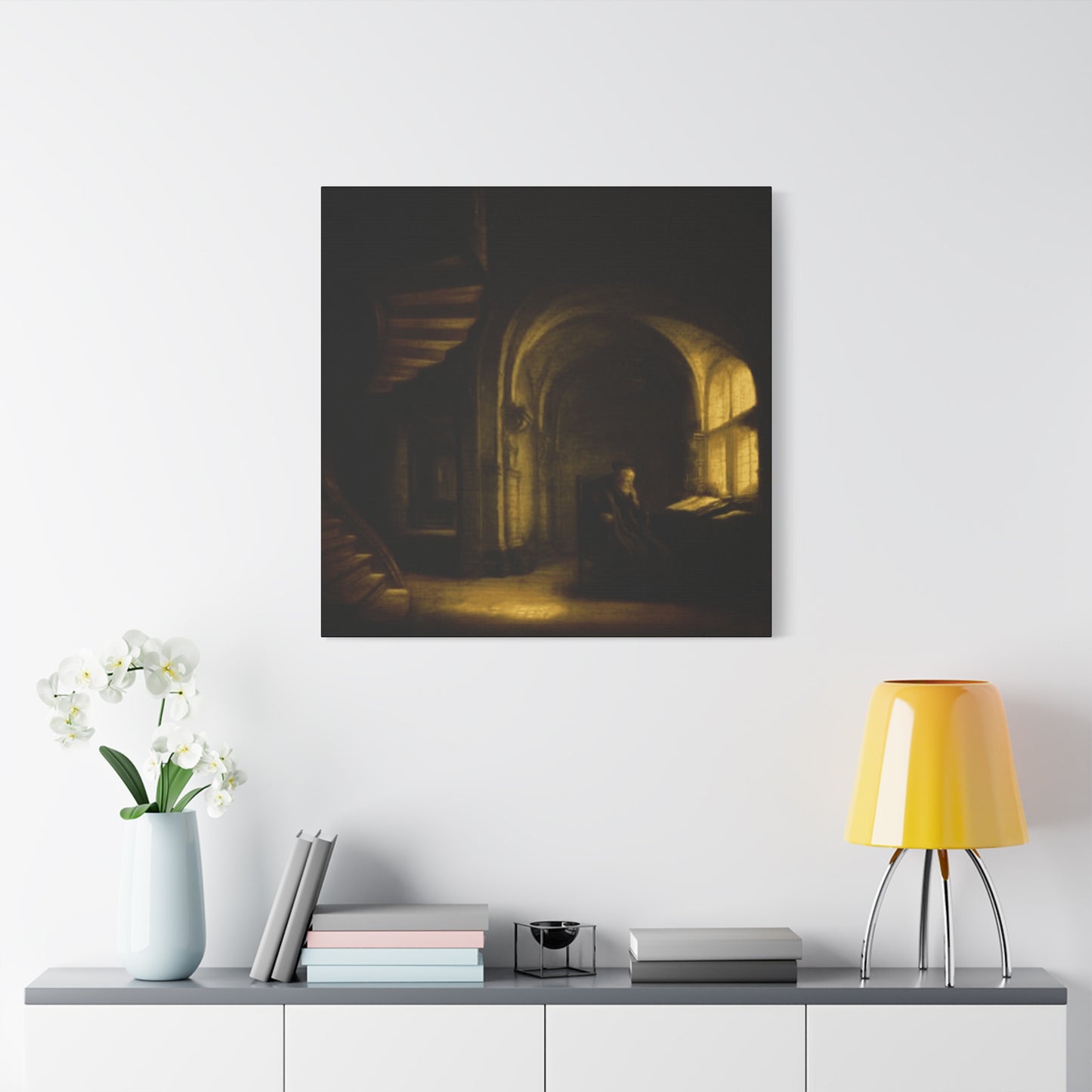 Philosopher With An Open Book Wall Art & Canvas Prints