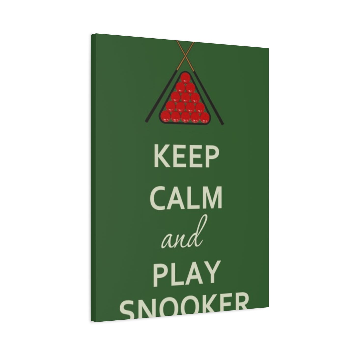 Keep Calm and Play Snooker Wall Art & Canvas Prints