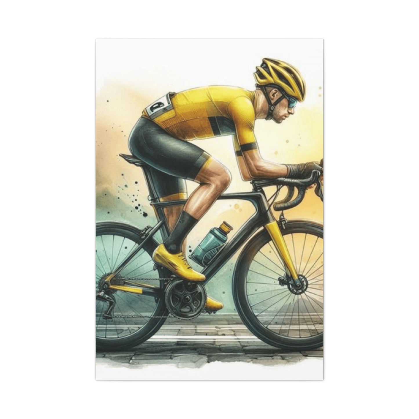 Professional Bicycle Rider Wall Art & Canvas Prints