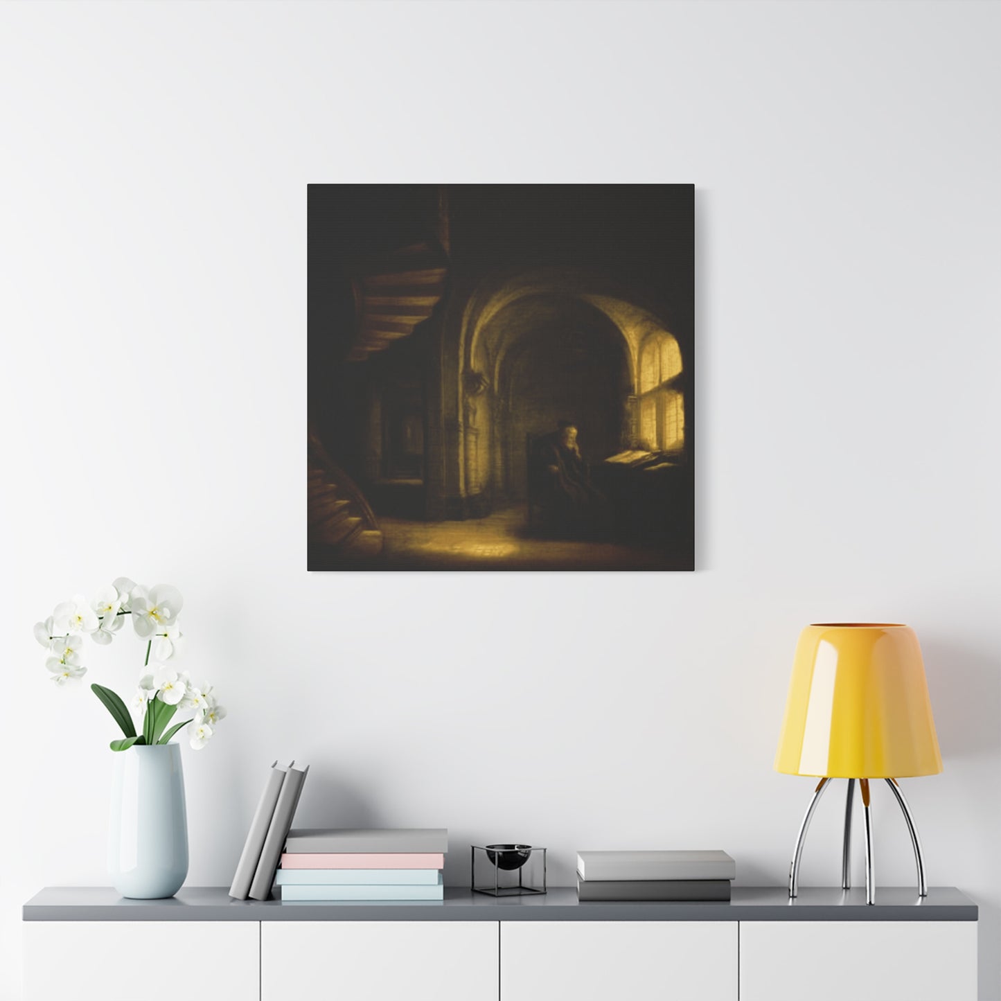 Philosopher With An Open Book Wall Art & Canvas Prints