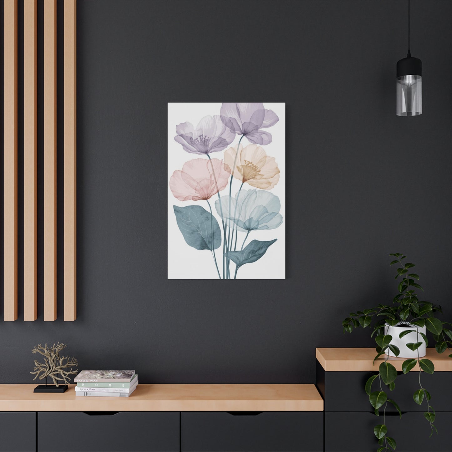 Colorful Flower Petals Painting Wall Art & Canvas Prints