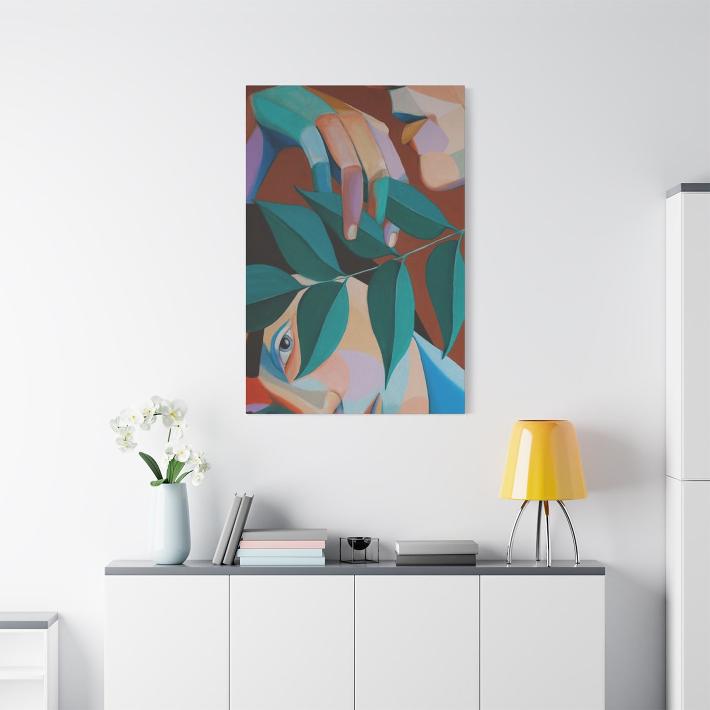 Two Women Abstract Wall Art & Canvas Prints