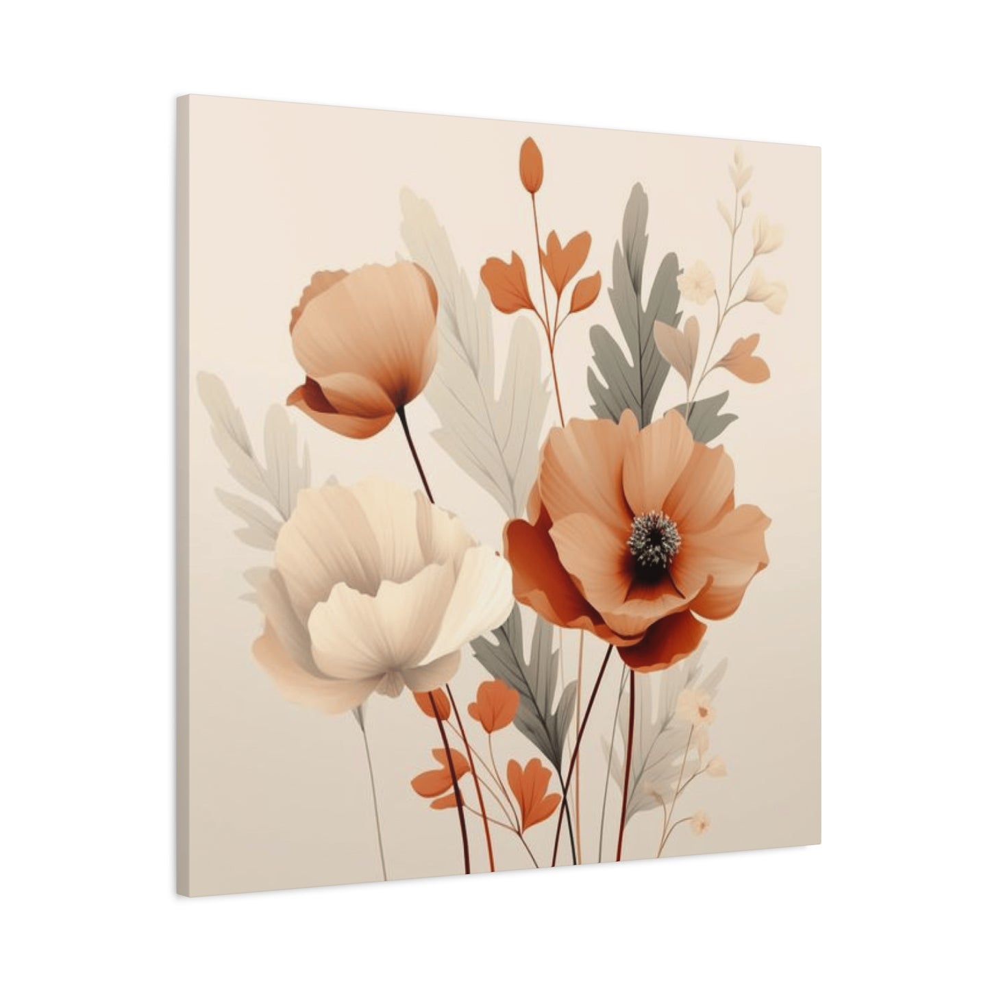 Light Floral Painting Wall Art & Canvas Prints