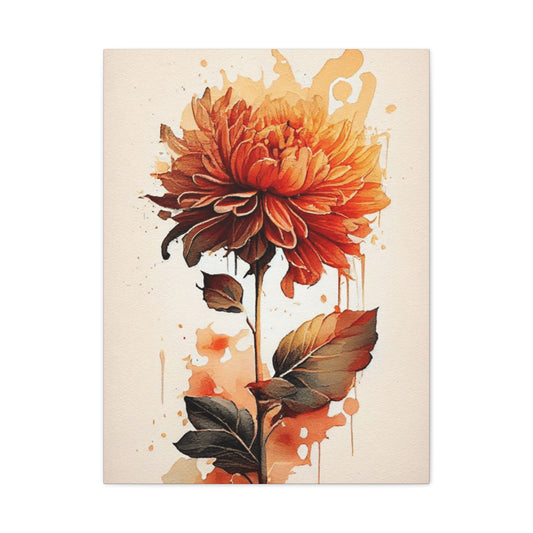 Orange Flower Wall Art & Canvas Prints