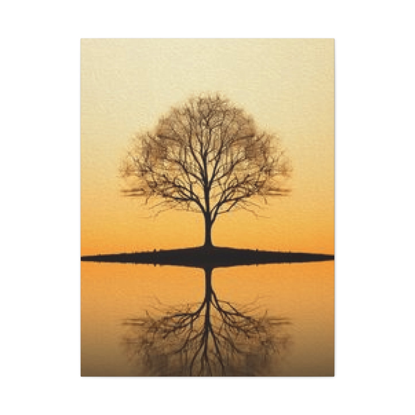 Tree Reflection in Pond Wall Art & Canvas Prints