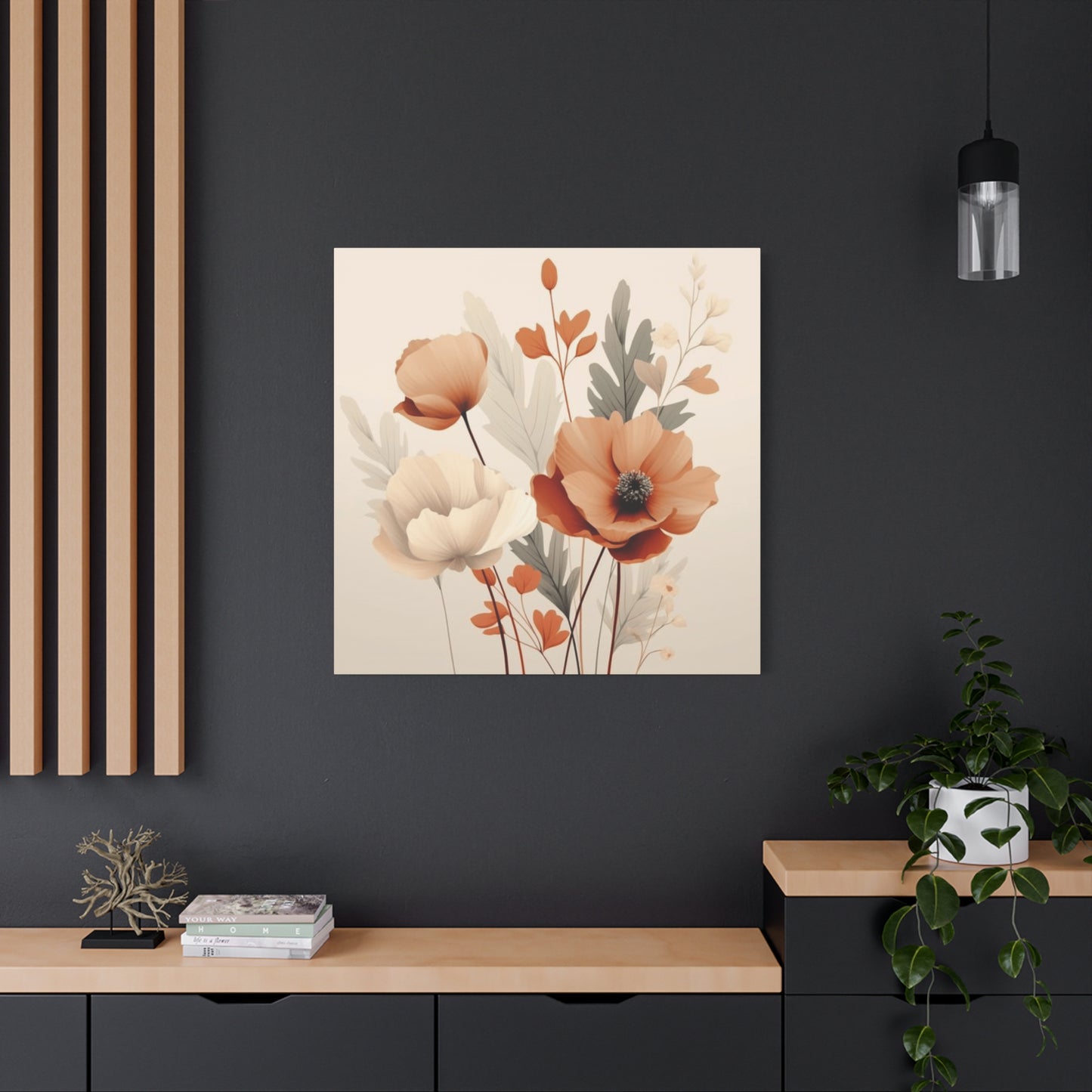 Light Floral Painting Wall Art & Canvas Prints