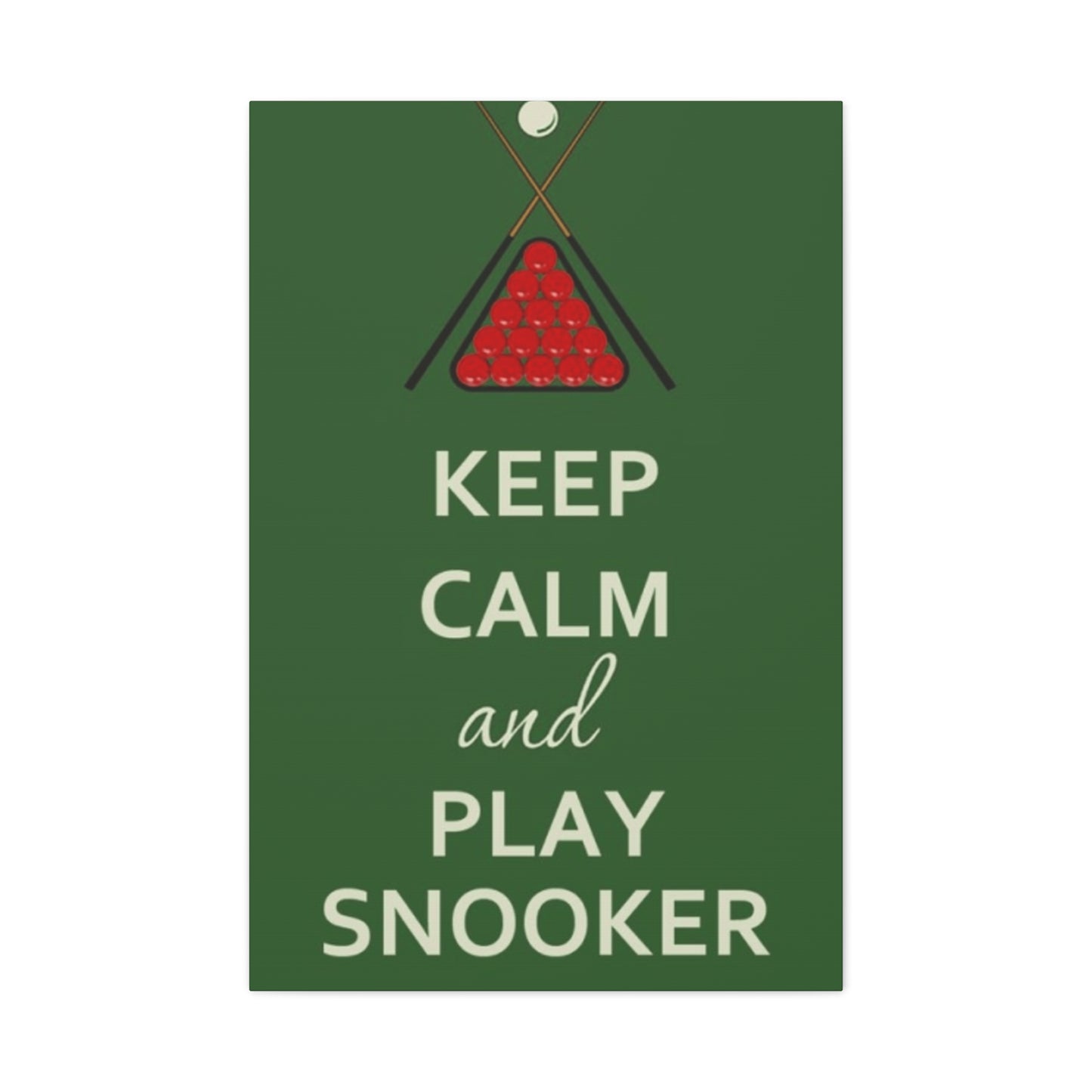 Keep Calm and Play Snooker Wall Art & Canvas Prints