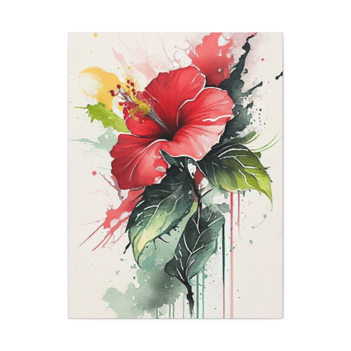 China Rose Painting Wall Art & Canvas Prints