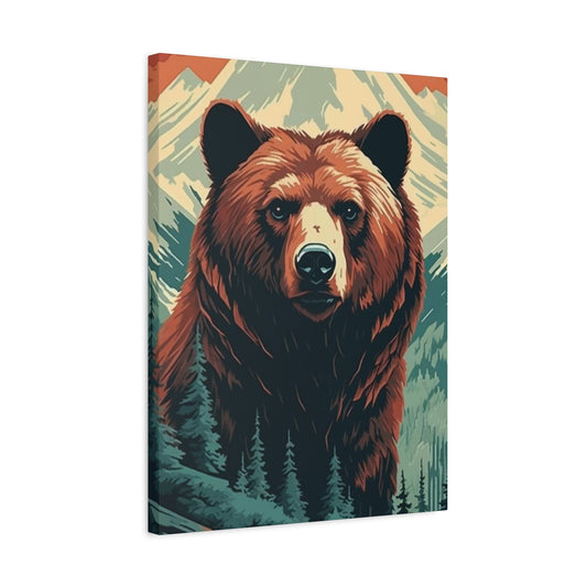 Bear in Mountain Wall Art & Canvas Prints