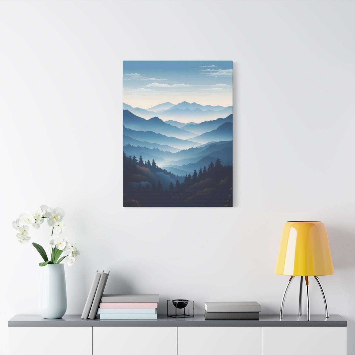 Mountain Ridges Scenery Wall Art & Canvas Prints