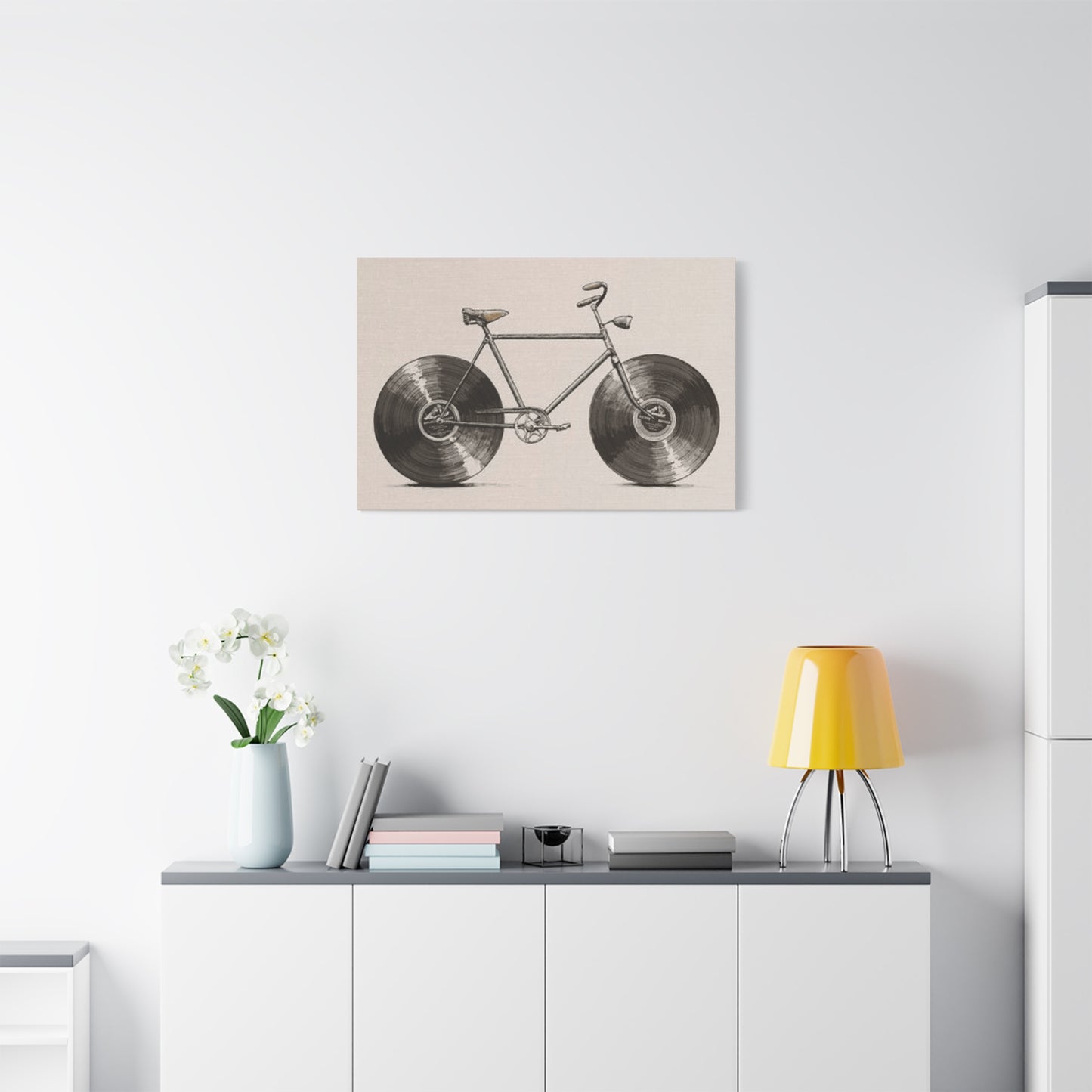 Old Bicycle Model Wall Art & Canvas Prints