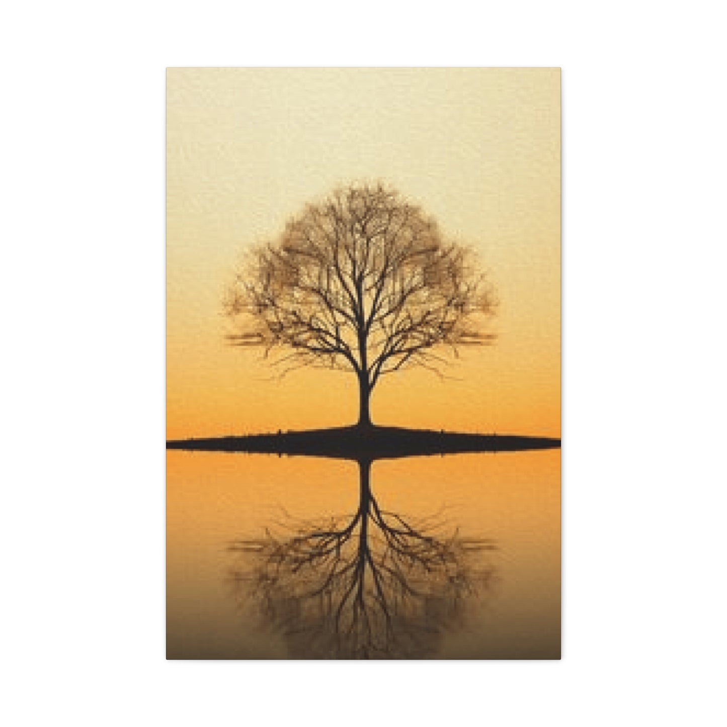 Tree Reflection in Pond Wall Art & Canvas Prints