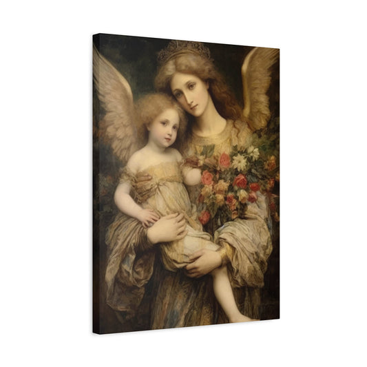 Angel Mom and Baby Wall Art & Canvas Prints