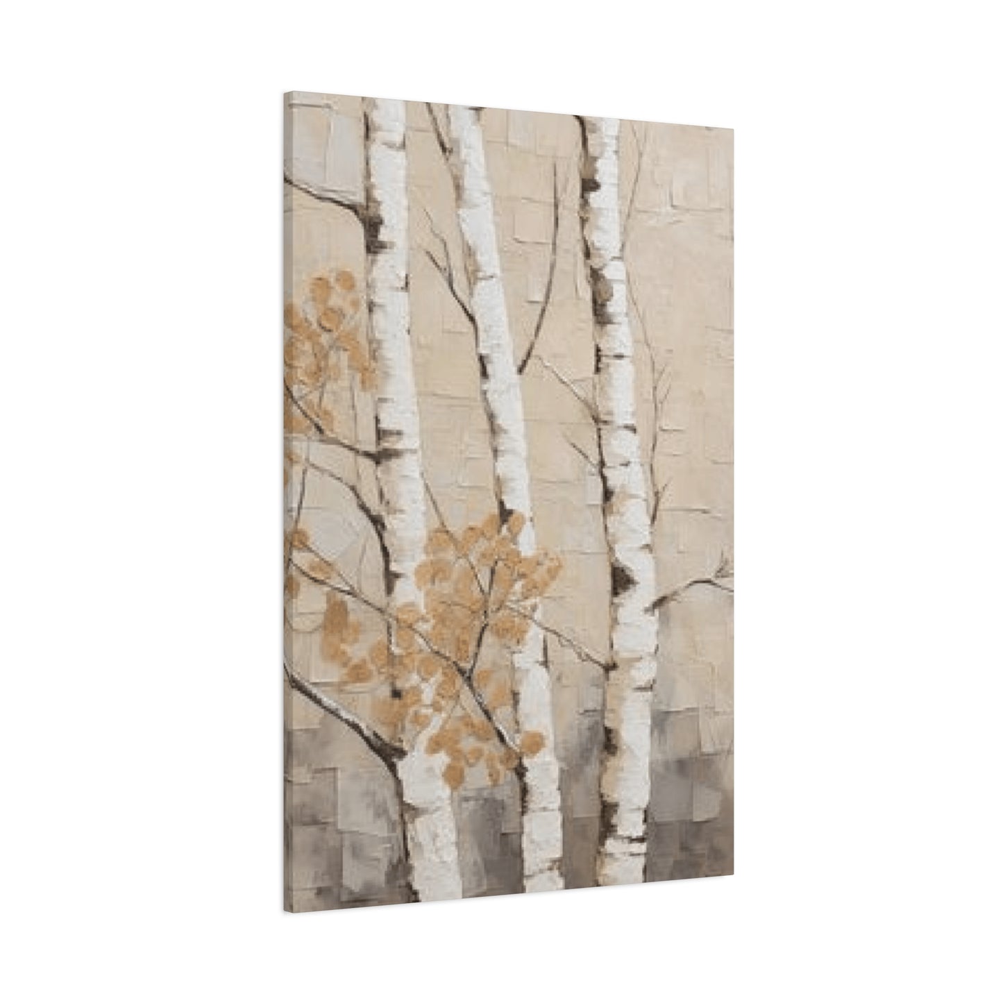 Painting of Three Birch Trees Wall Art & Canvas Prints