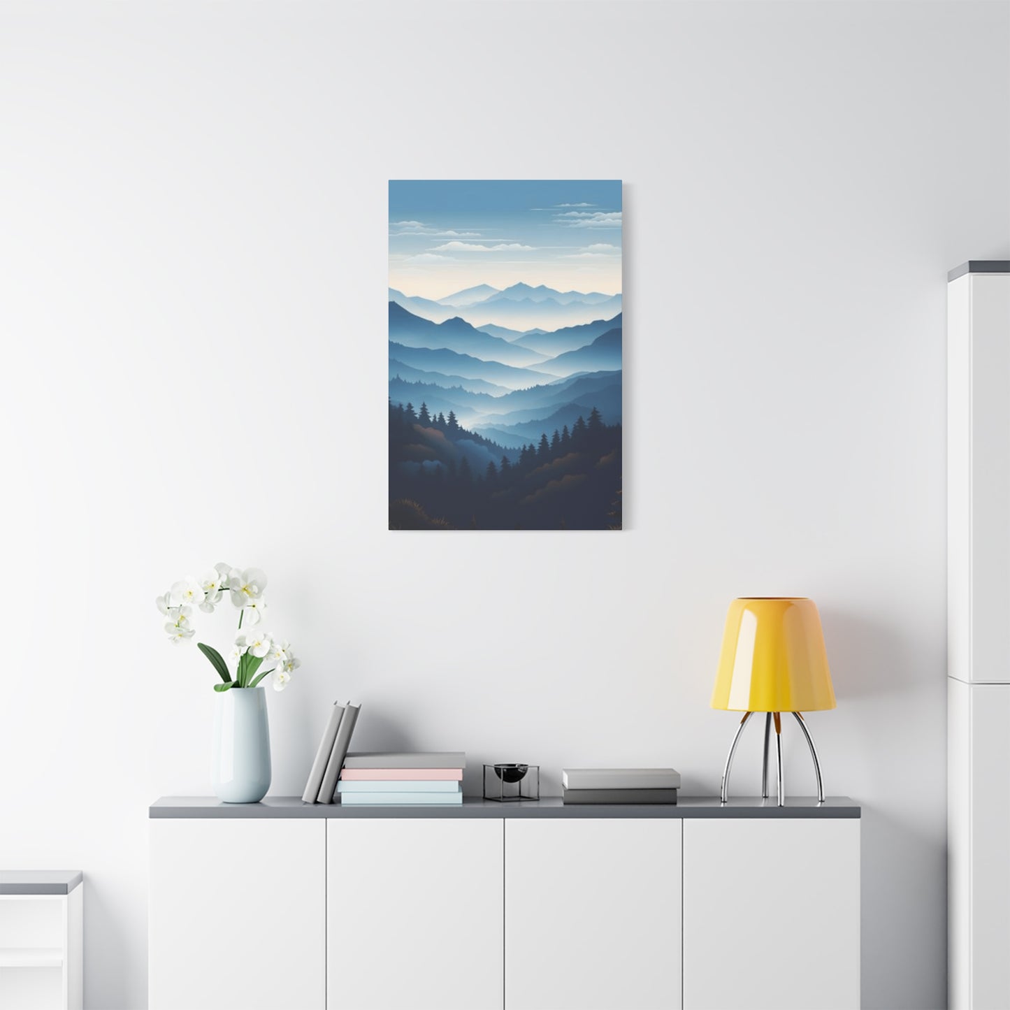 Mountain Ridges Scenery Wall Art & Canvas Prints