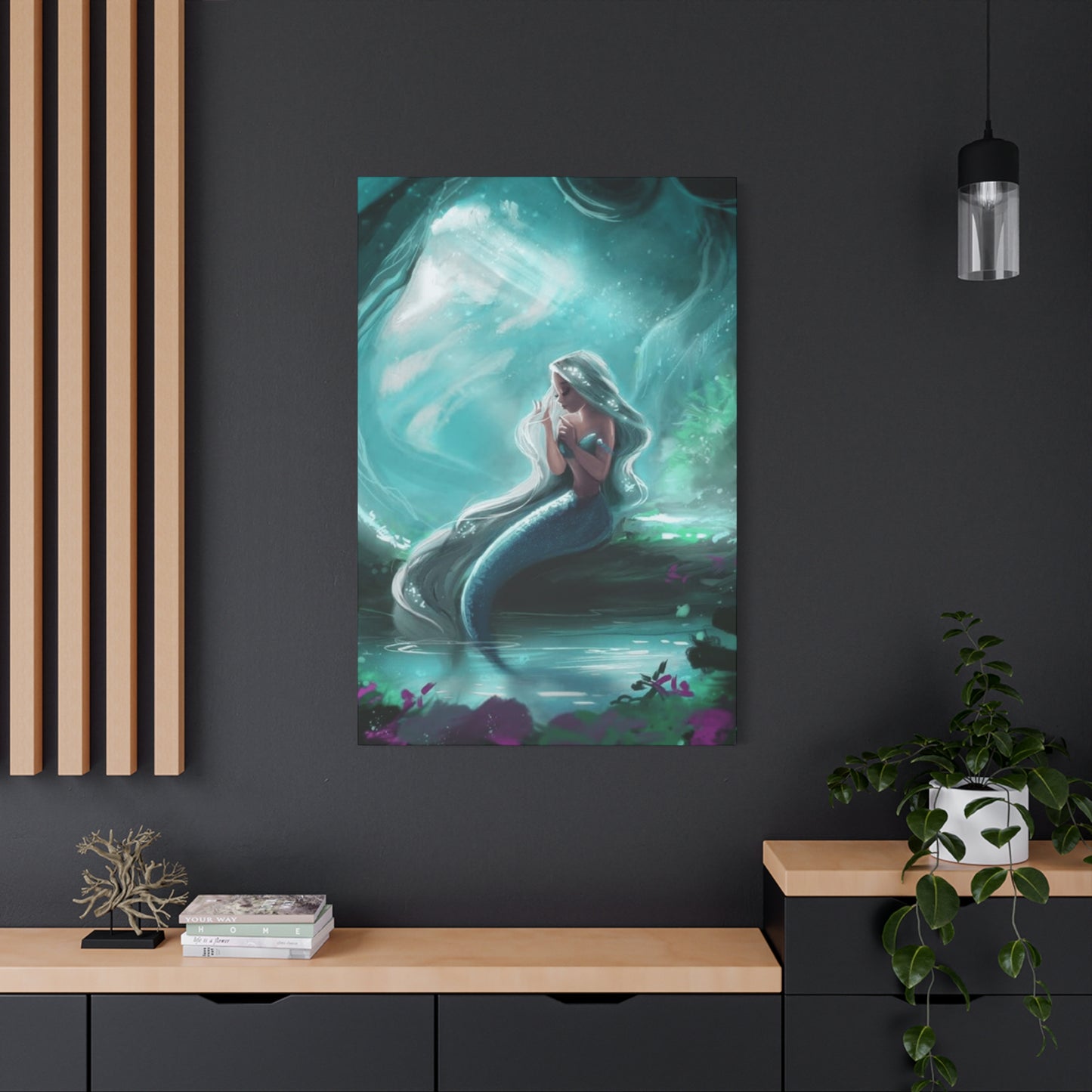 Mermaid Portrait Wall Art & Canvas Prints