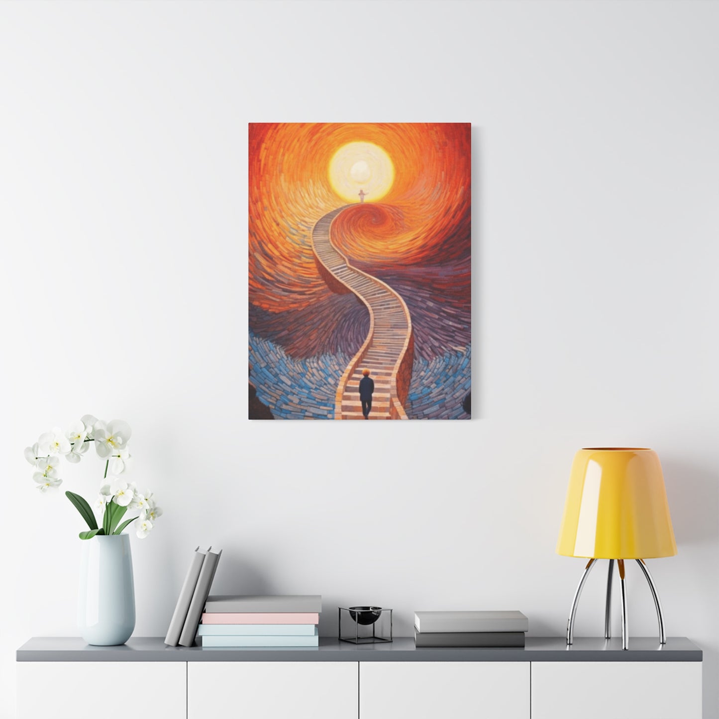 Person Heading Toward Dream Wall Art & Canvas Prints