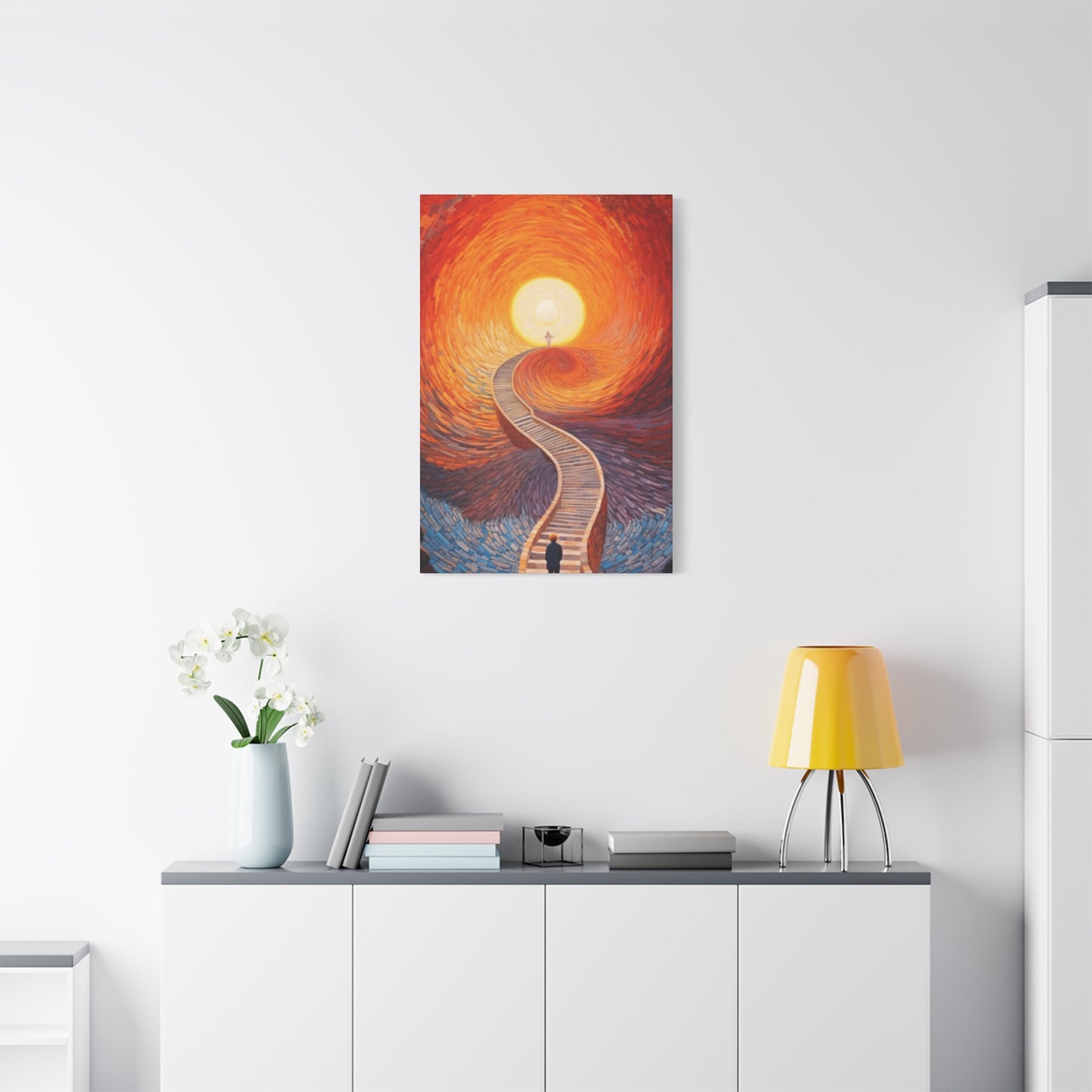 Person Heading Toward Dream Wall Art & Canvas Prints